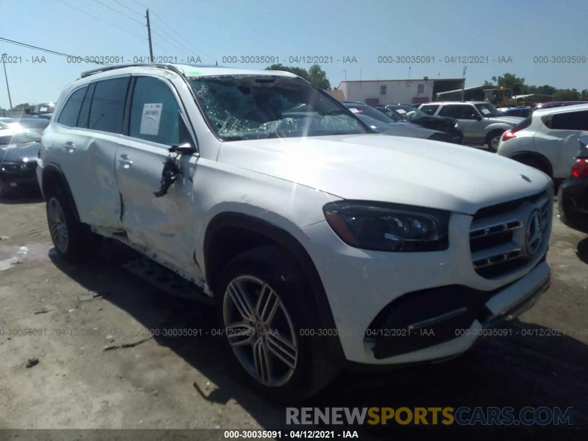 1 Photograph of a damaged car 4JGFF5KE8MA324825 MERCEDES-BENZ GLS 2021