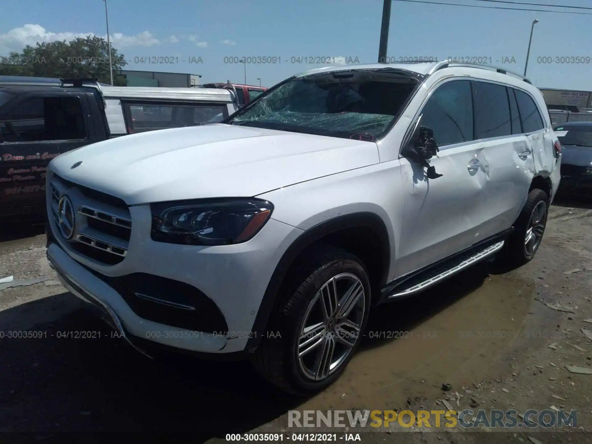 2 Photograph of a damaged car 4JGFF5KE8MA324825 MERCEDES-BENZ GLS 2021