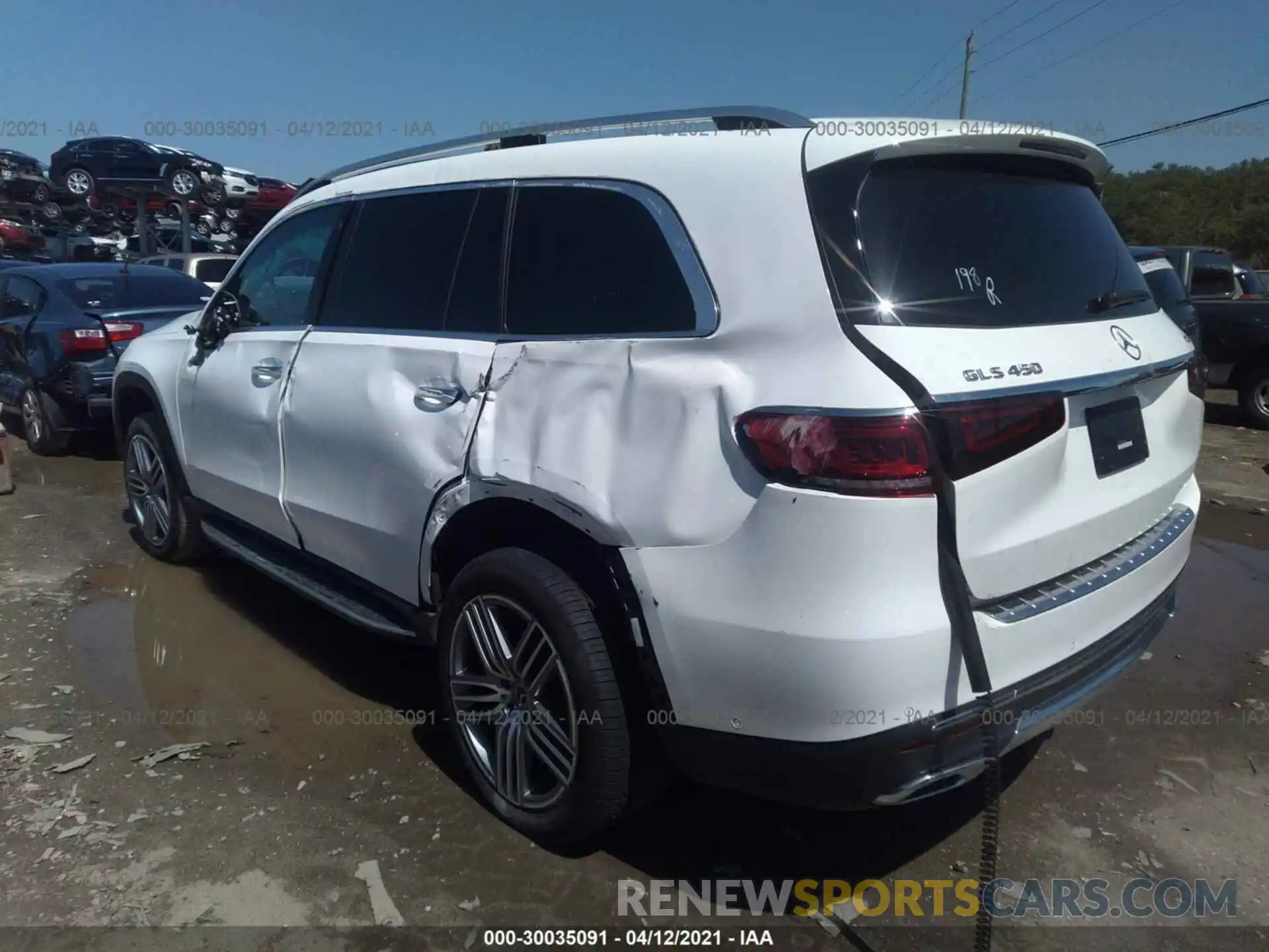 3 Photograph of a damaged car 4JGFF5KE8MA324825 MERCEDES-BENZ GLS 2021