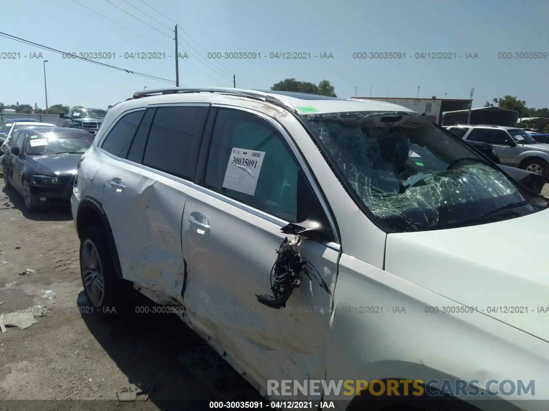 6 Photograph of a damaged car 4JGFF5KE8MA324825 MERCEDES-BENZ GLS 2021