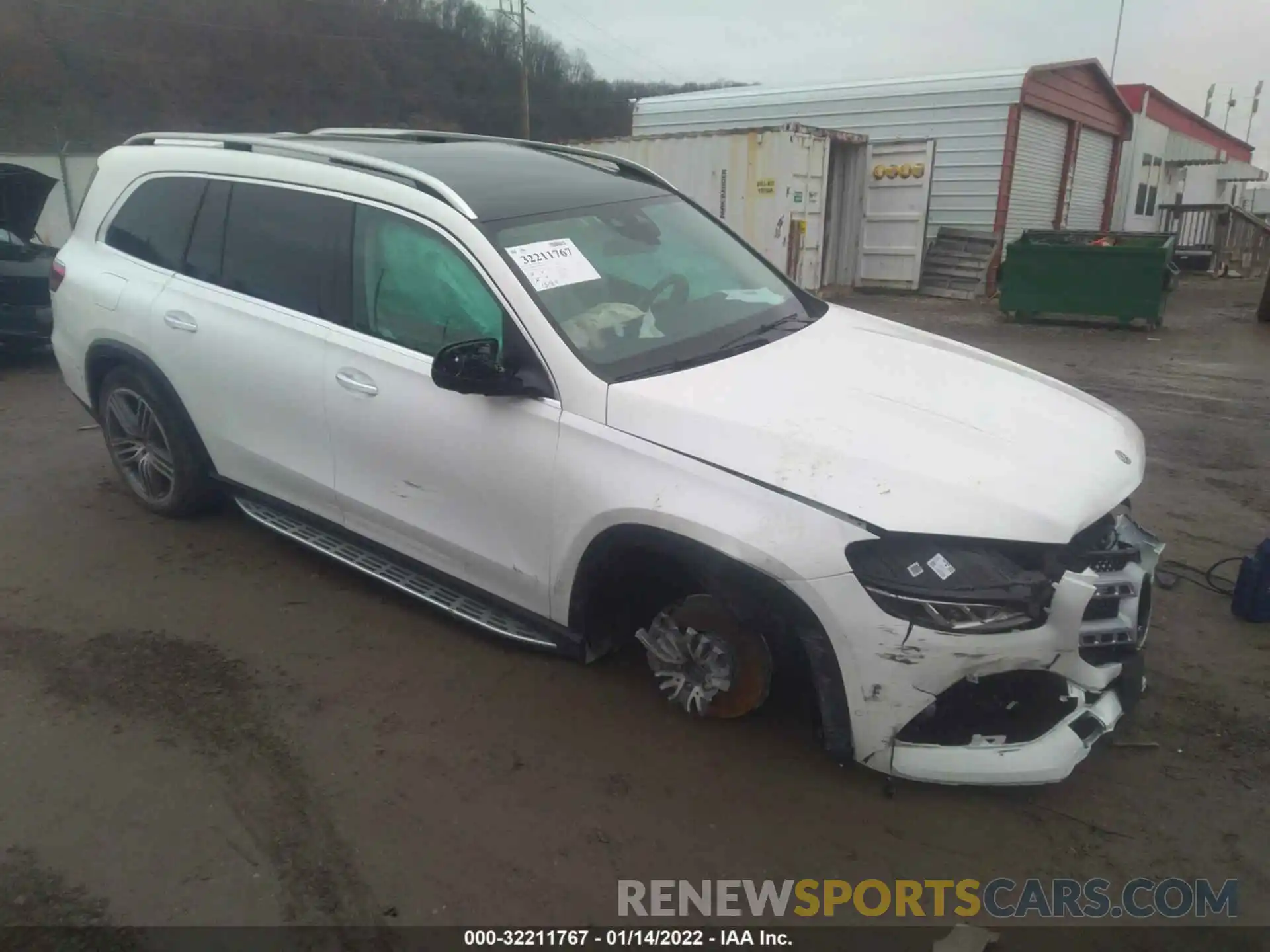 1 Photograph of a damaged car 4JGFF5KE8MA428103 MERCEDES-BENZ GLS 2021