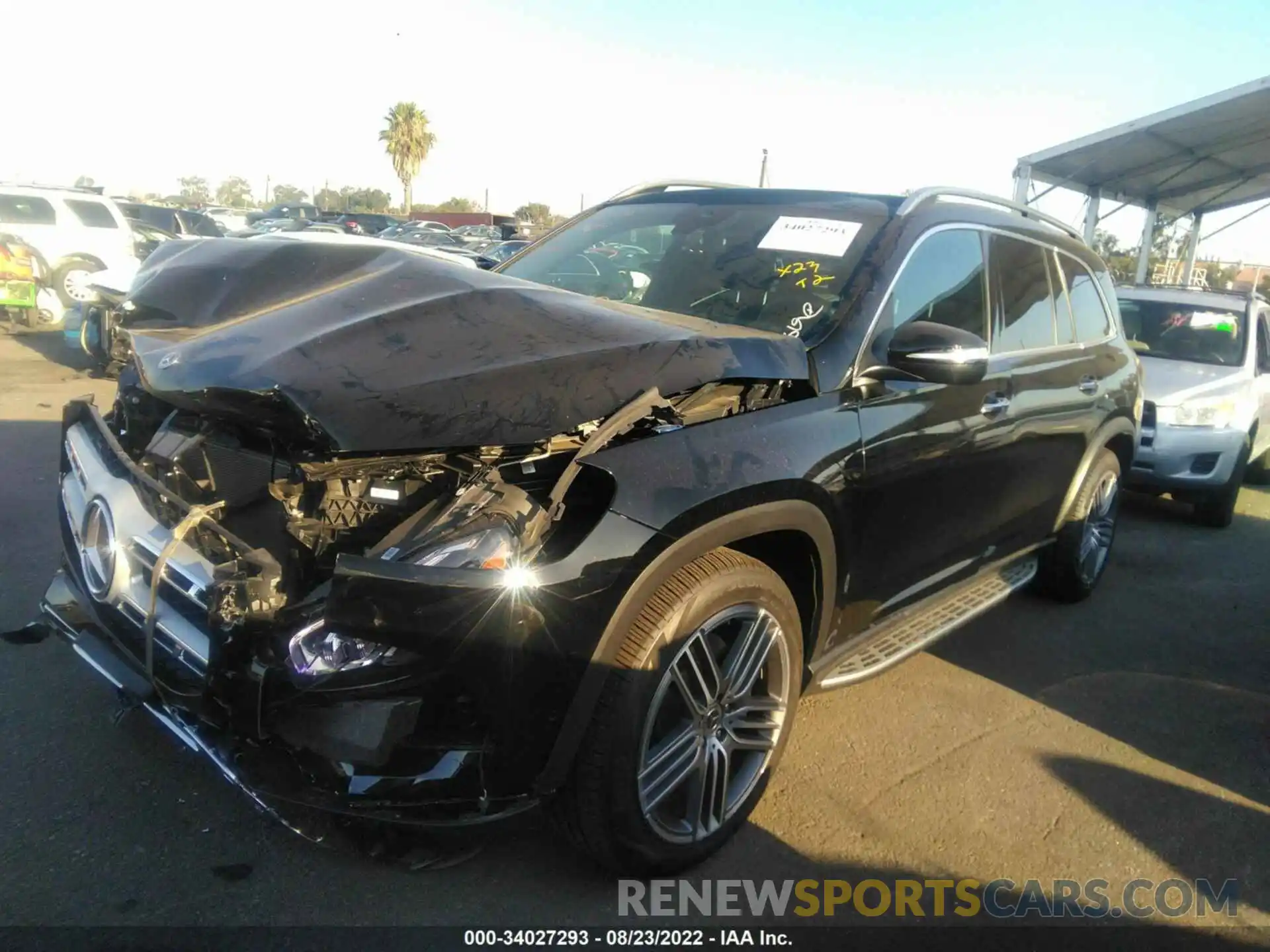 2 Photograph of a damaged car 4JGFF5KE8MA429901 MERCEDES-BENZ GLS 2021