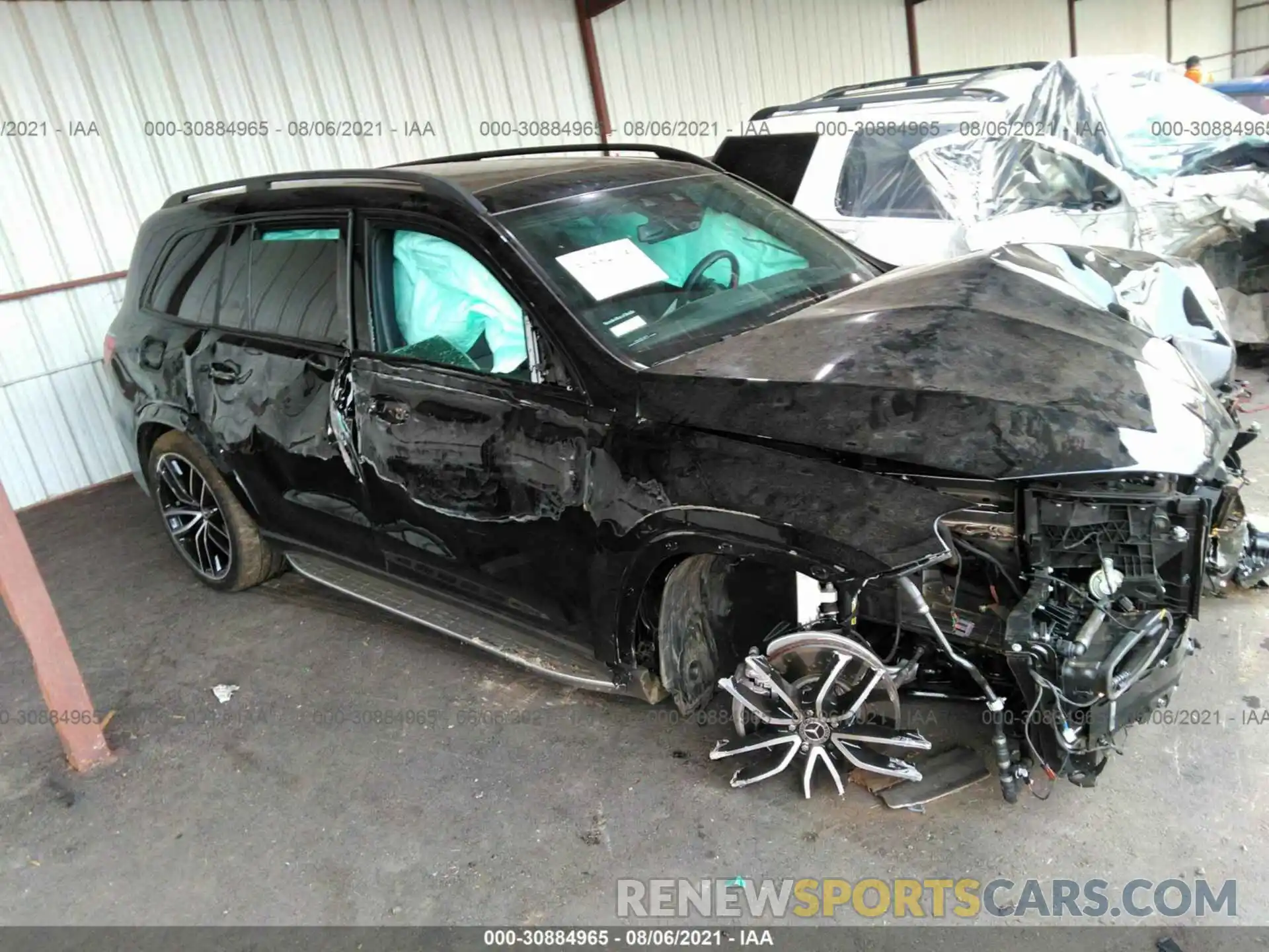 1 Photograph of a damaged car 4JGFF8GE6MA411343 MERCEDES-BENZ GLS 2021