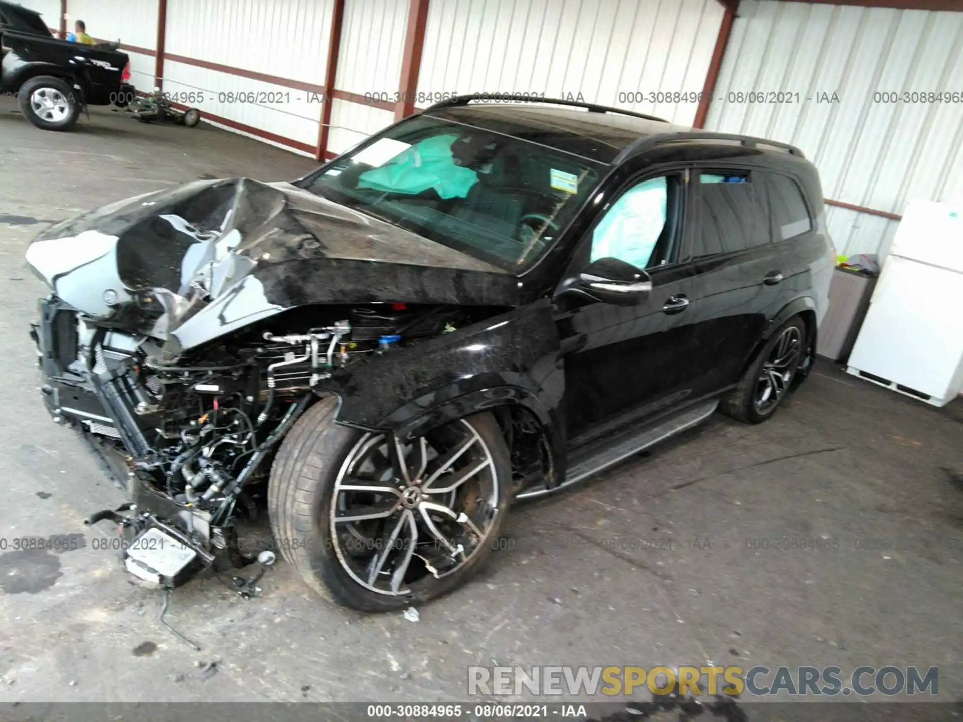 2 Photograph of a damaged car 4JGFF8GE6MA411343 MERCEDES-BENZ GLS 2021