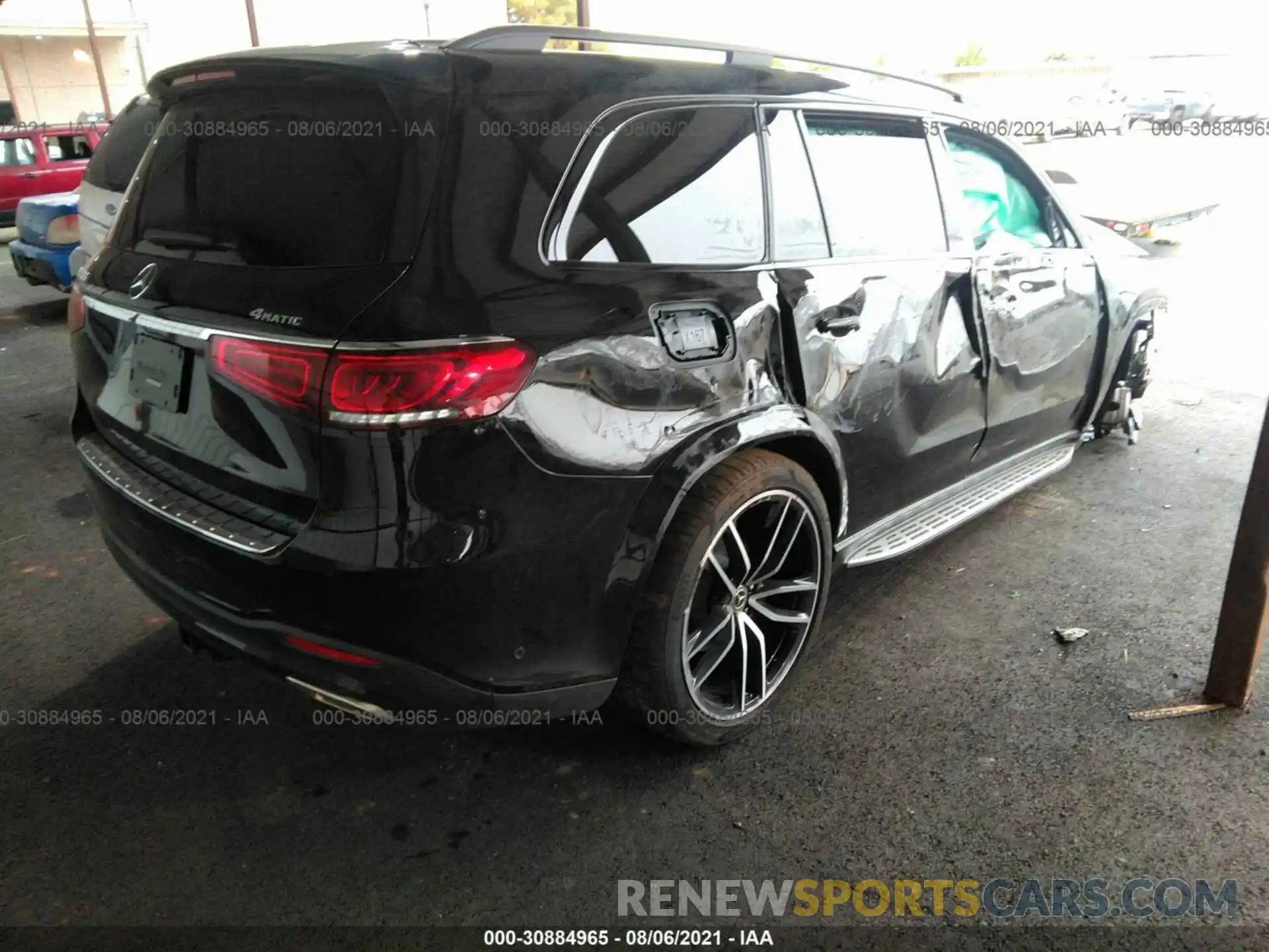 4 Photograph of a damaged car 4JGFF8GE6MA411343 MERCEDES-BENZ GLS 2021