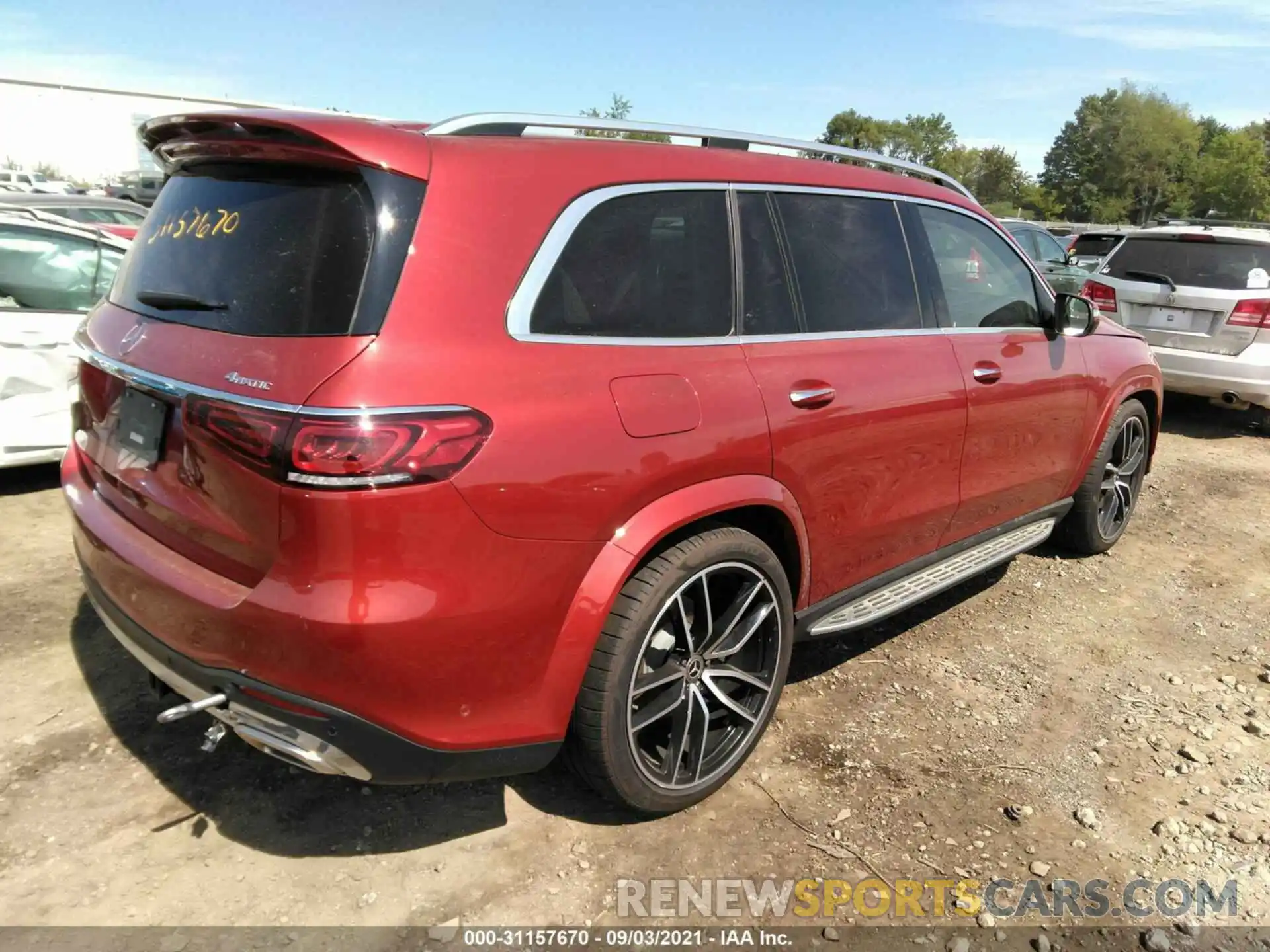 4 Photograph of a damaged car 4JGFF8GE9MA424507 MERCEDES-BENZ GLS 2021