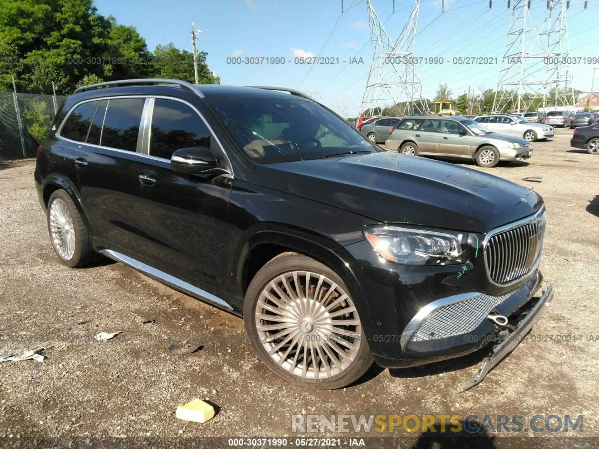 1 Photograph of a damaged car 4JGFF8HB1MA401954 MERCEDES-BENZ GLS 2021