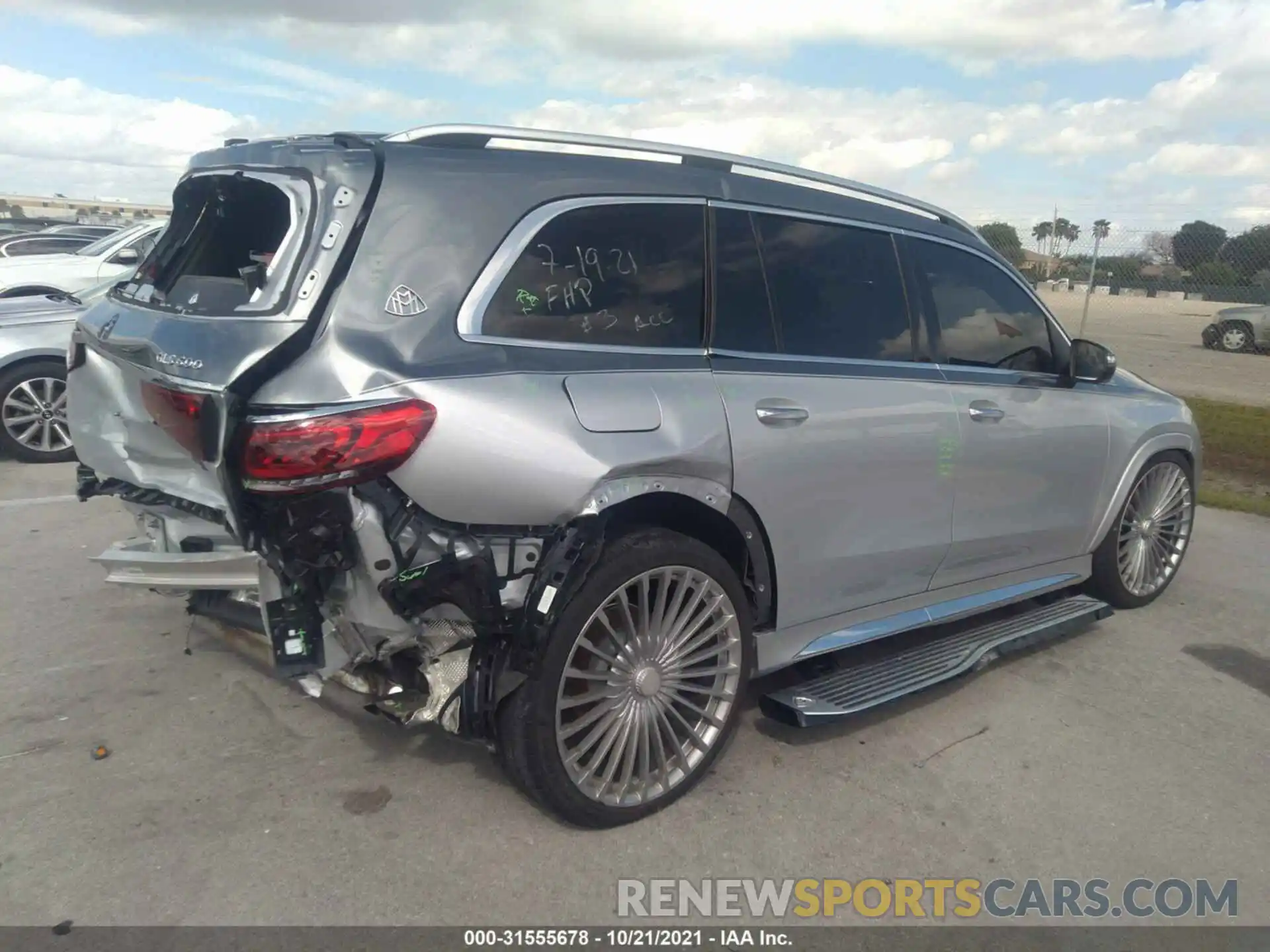 4 Photograph of a damaged car 4JGFF8HB3MA458303 MERCEDES-BENZ GLS 2021