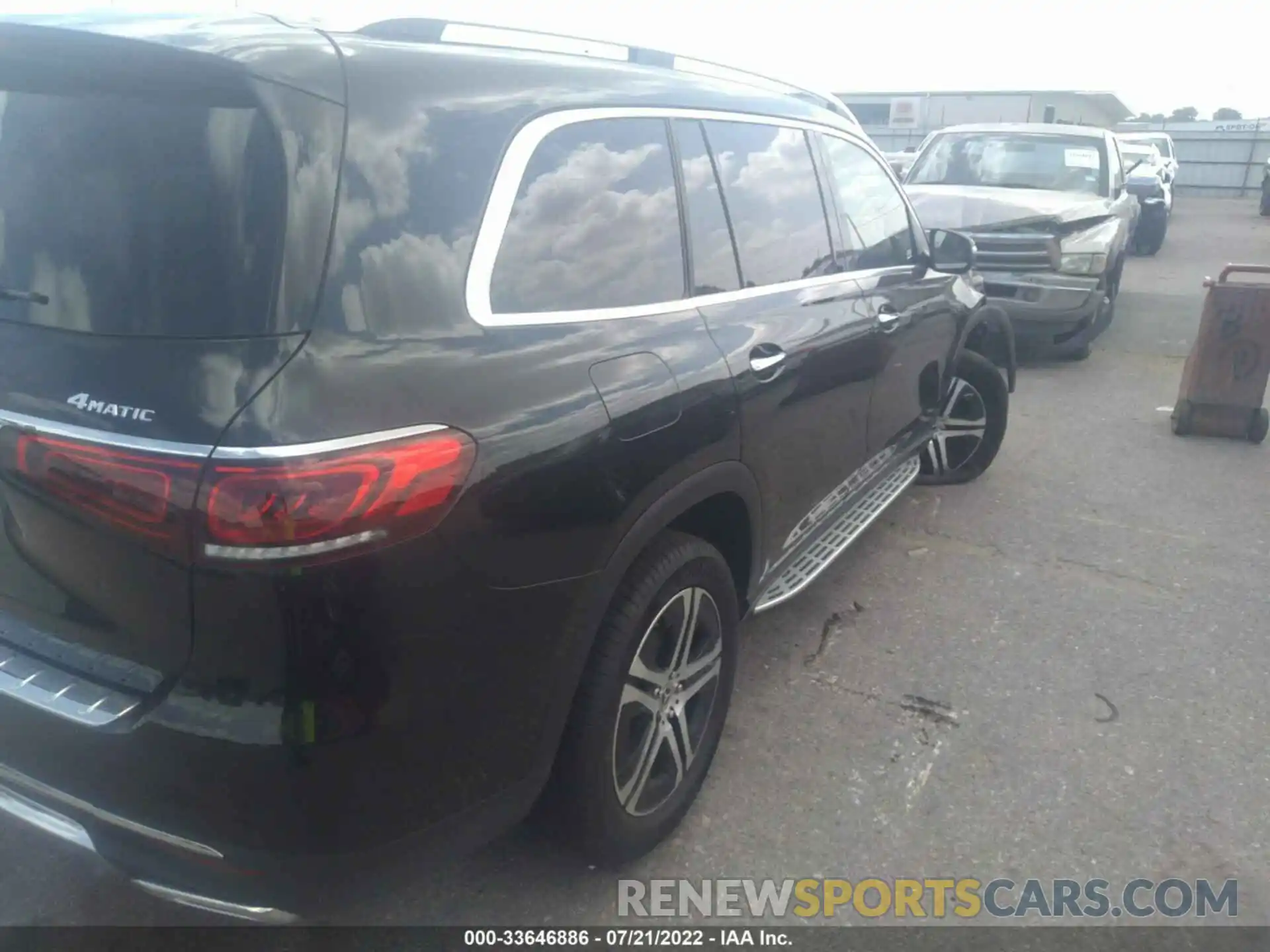 4 Фотография поврежденного автомобиля 4JGFF5KE0NA616938 MERCEDES-BENZ GLS 2022