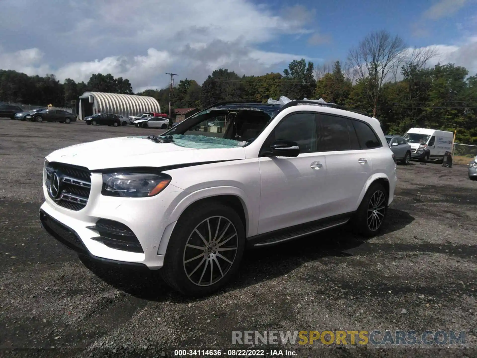 2 Photograph of a damaged car 4JGFF5KE1NA730463 MERCEDES-BENZ GLS 2022