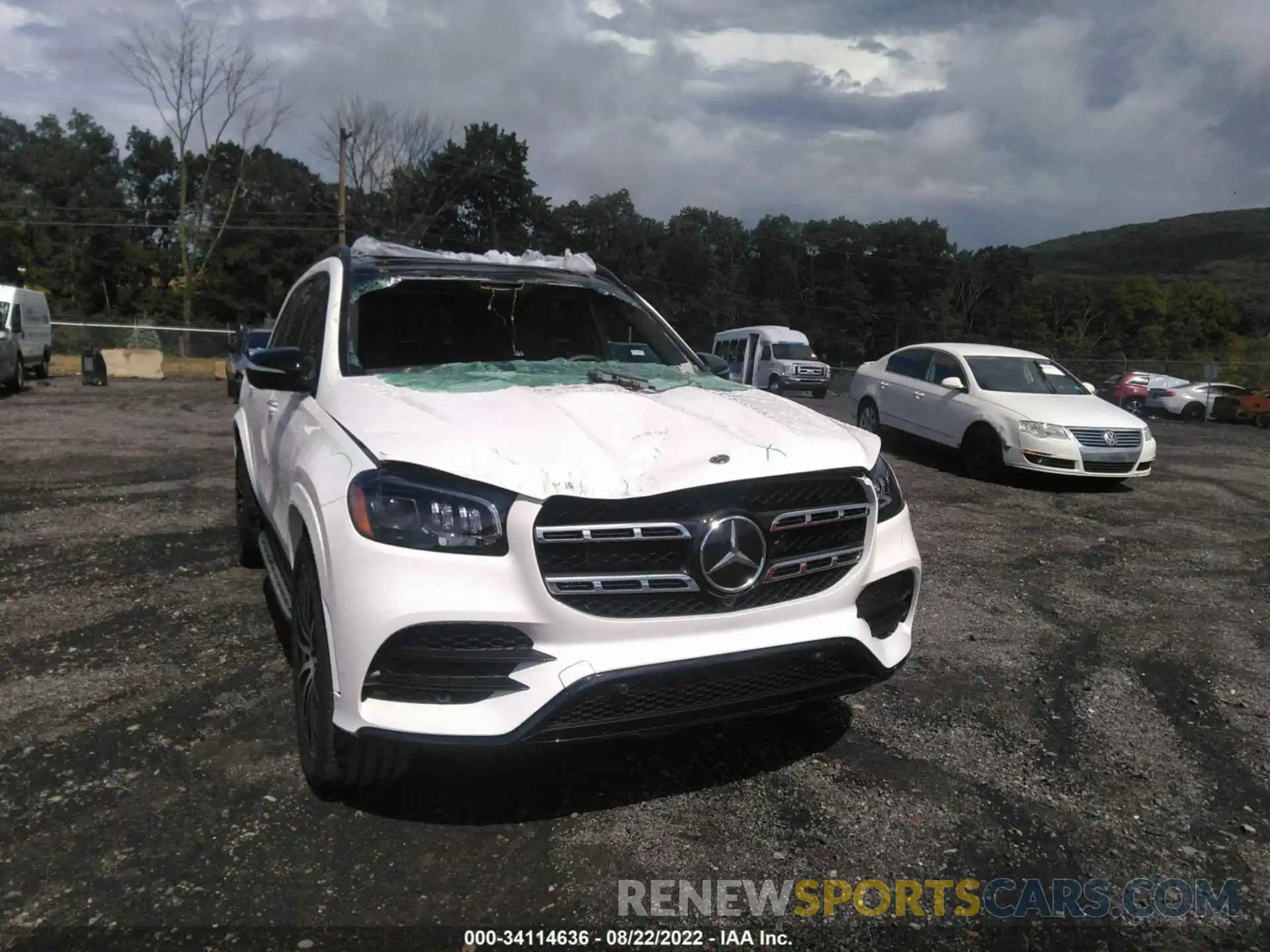 6 Photograph of a damaged car 4JGFF5KE1NA730463 MERCEDES-BENZ GLS 2022