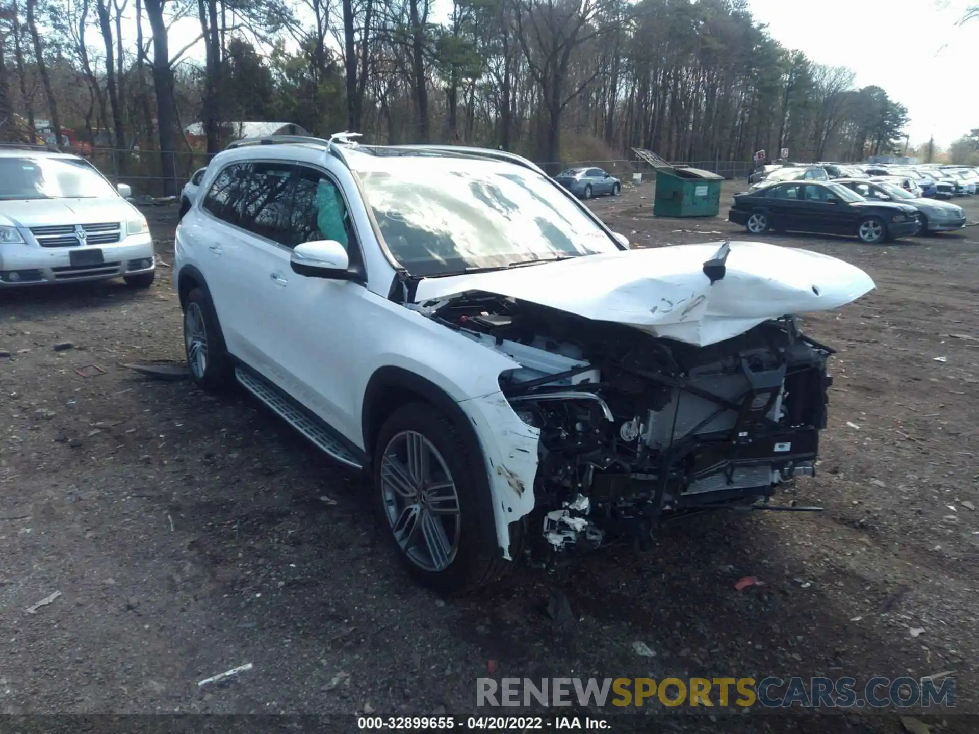 1 Photograph of a damaged car 4JGFF5KE2NA700212 MERCEDES-BENZ GLS 2022