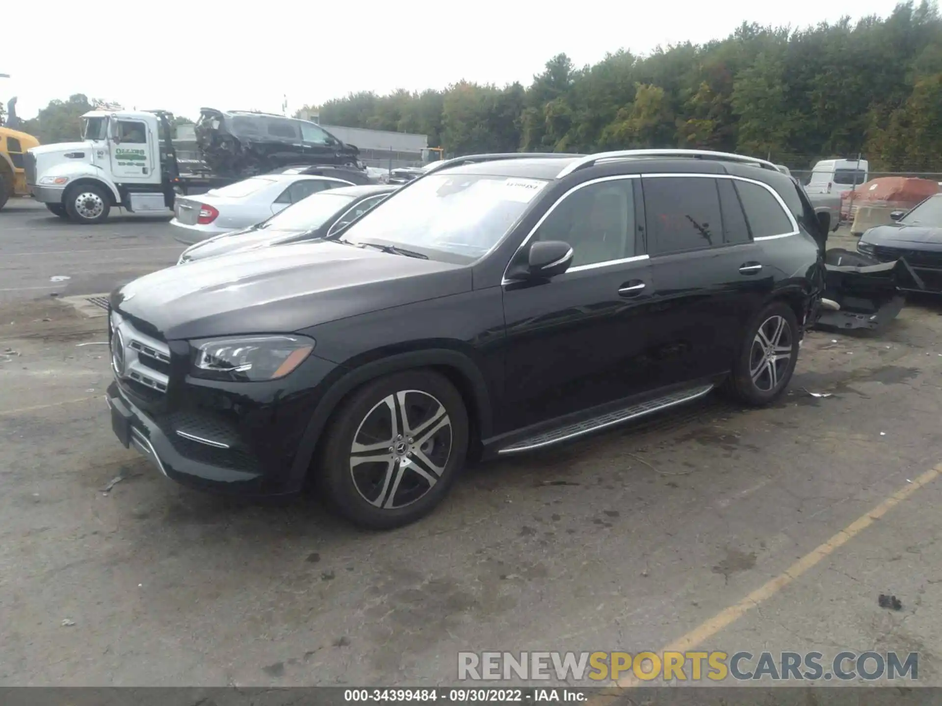 2 Photograph of a damaged car 4JGFF5KE9NA671033 MERCEDES-BENZ GLS 2022