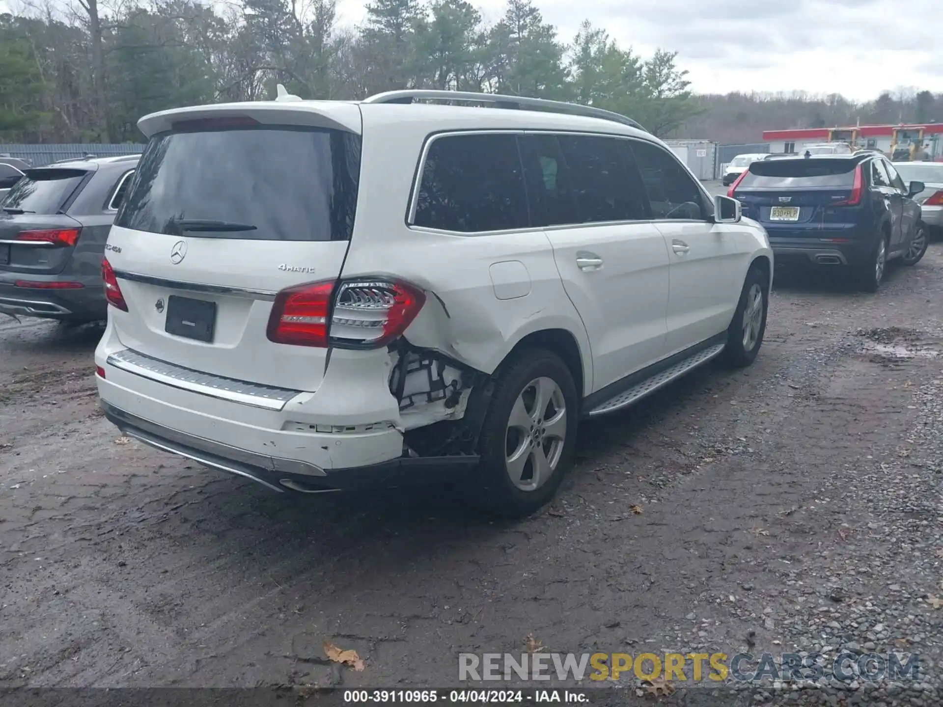 4 Фотография поврежденного автомобиля 4JGDF6EE8KB234896 MERCEDES-BENZ GLS 450 2019