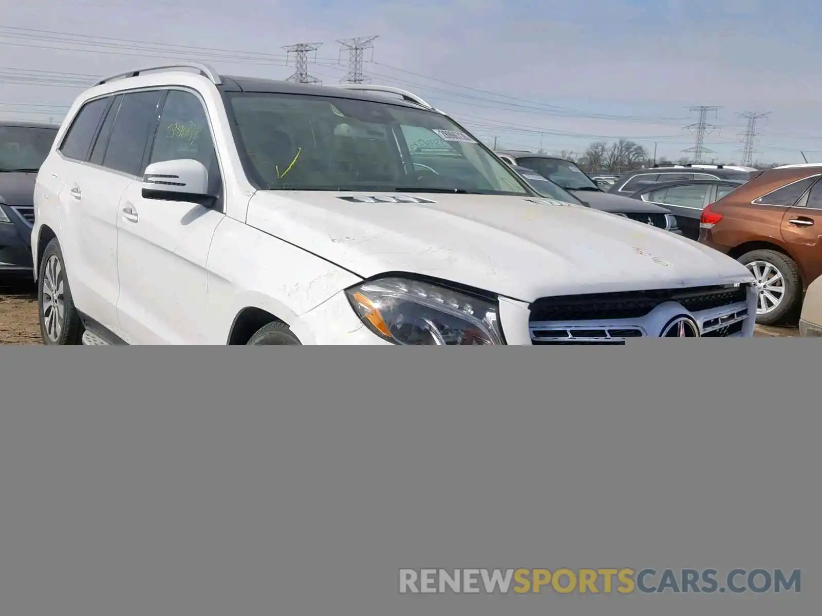 1 Photograph of a damaged car 4JGDF6EE0KB227828 MERCEDES-BENZ GLS 450 4M 2019