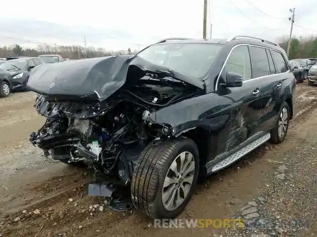 2 Photograph of a damaged car 4JGDF6EE0KB233516 MERCEDES-BENZ GLS 450 4M 2019