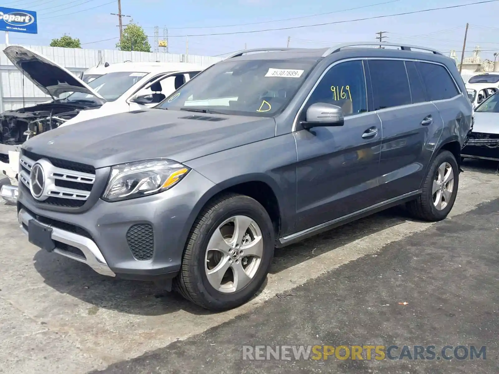 2 Photograph of a damaged car 4JGDF6EE1KB223593 MERCEDES-BENZ GLS 450 4M 2019