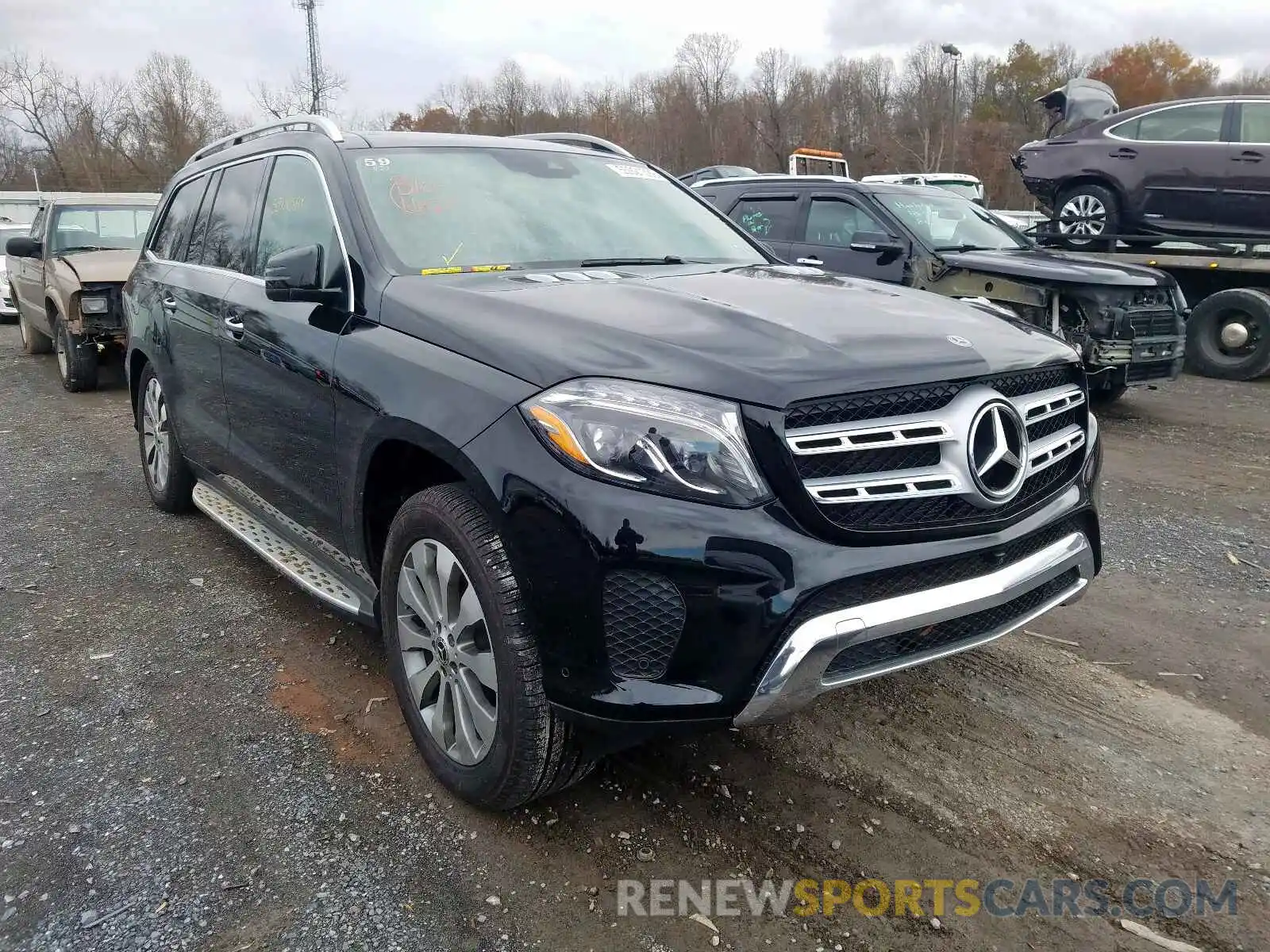 1 Photograph of a damaged car 4JGDF6EE6KB221189 MERCEDES-BENZ GLS 450 4M 2019