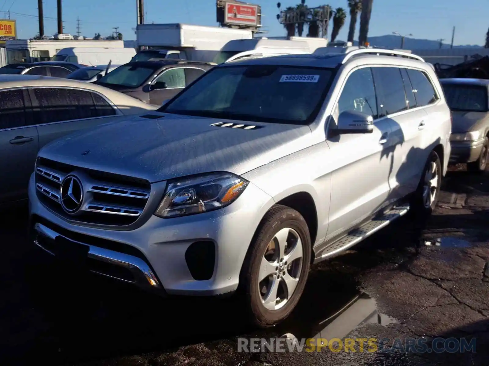 2 Photograph of a damaged car 4JGDF6EE8KB211148 MERCEDES-BENZ GLS 450 4M 2019