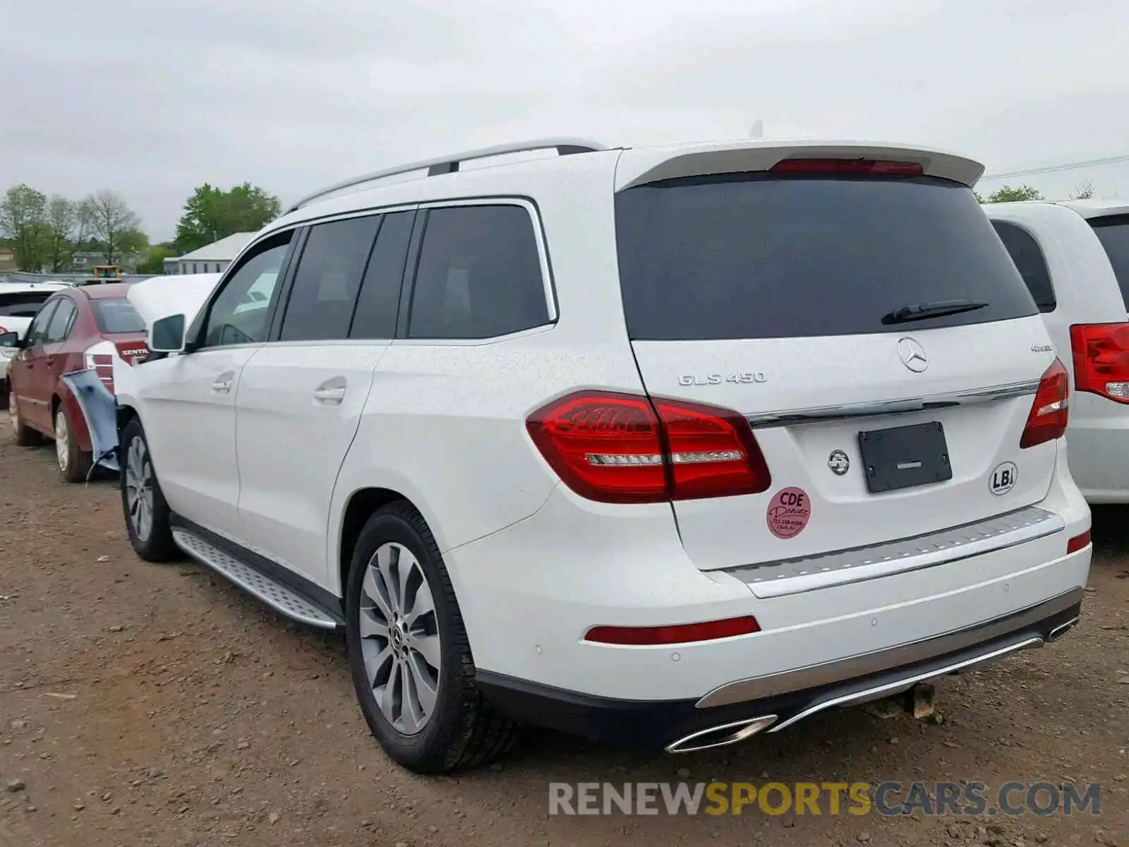 3 Photograph of a damaged car 4JGDF6EEXKB183563 MERCEDES-BENZ GLS 450 4M 2019