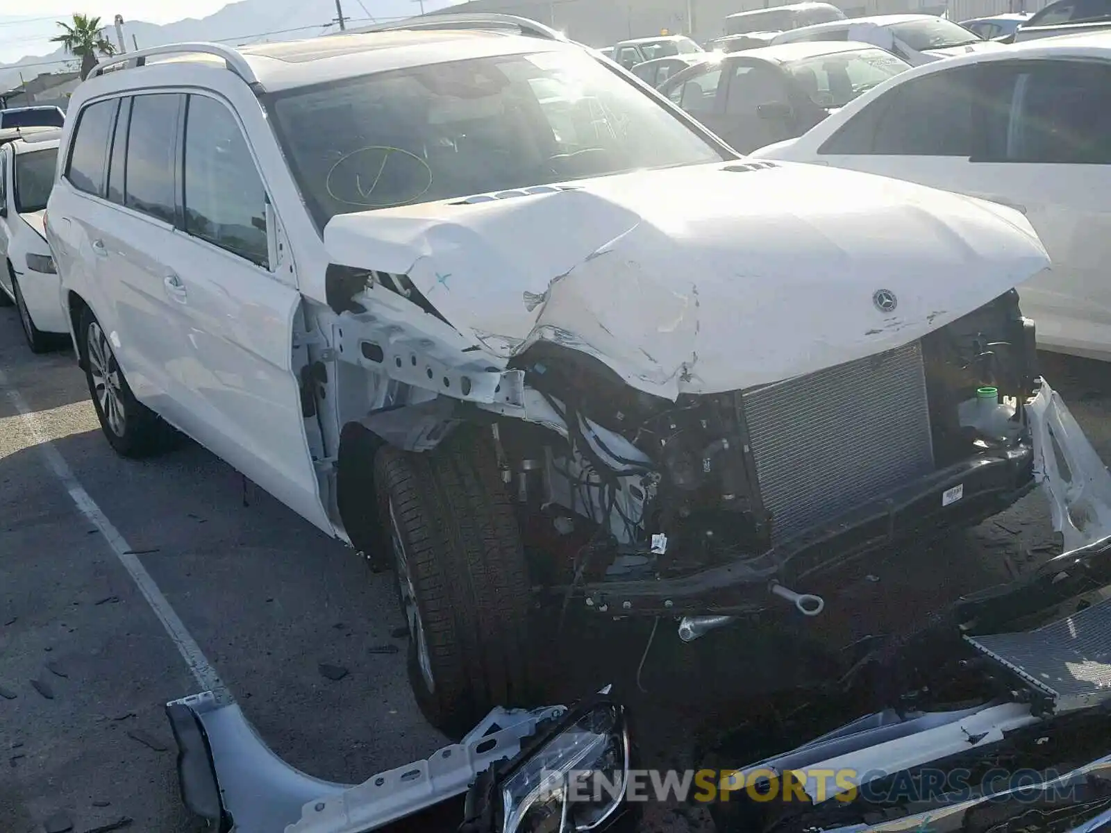 1 Фотография поврежденного автомобиля 4JGDF6EEXKB227772 MERCEDES-BENZ GLS 450 4M 2019
