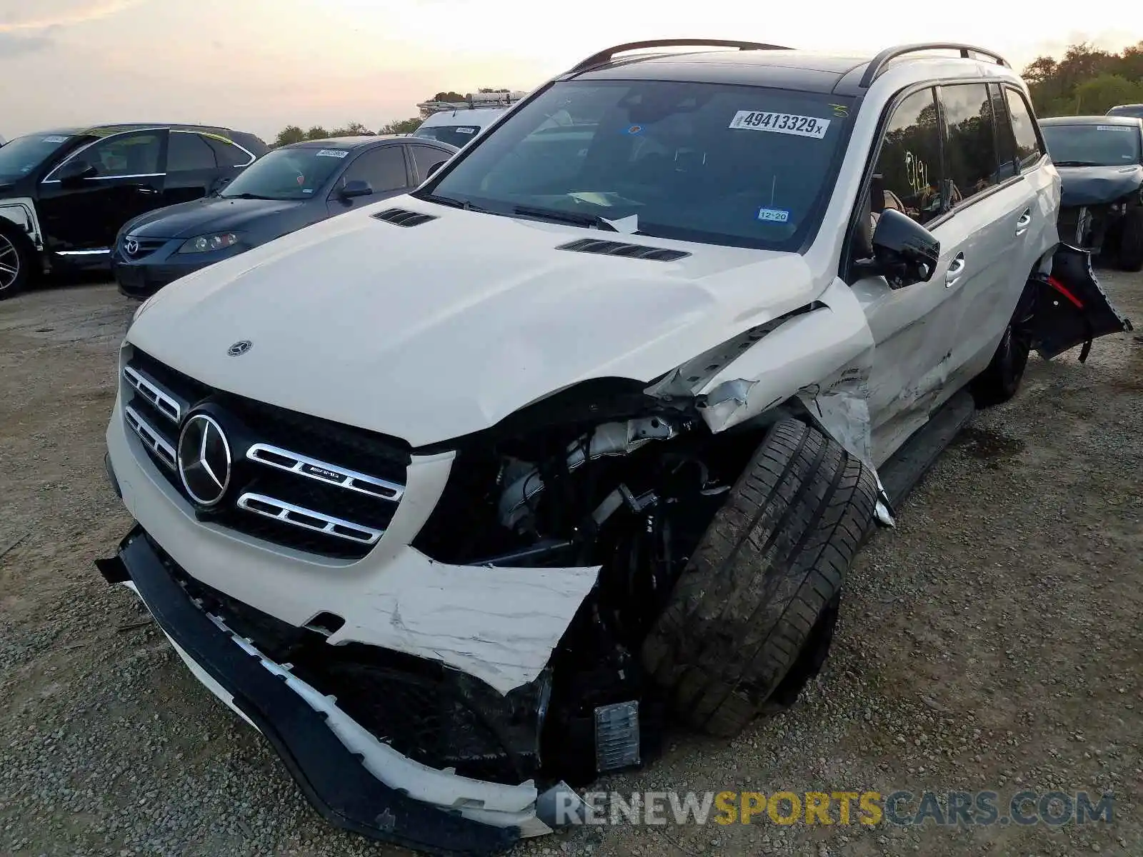 2 Фотография поврежденного автомобиля 4JGDF7FE6KB225165 MERCEDES-BENZ GLS 63 AMG 2019