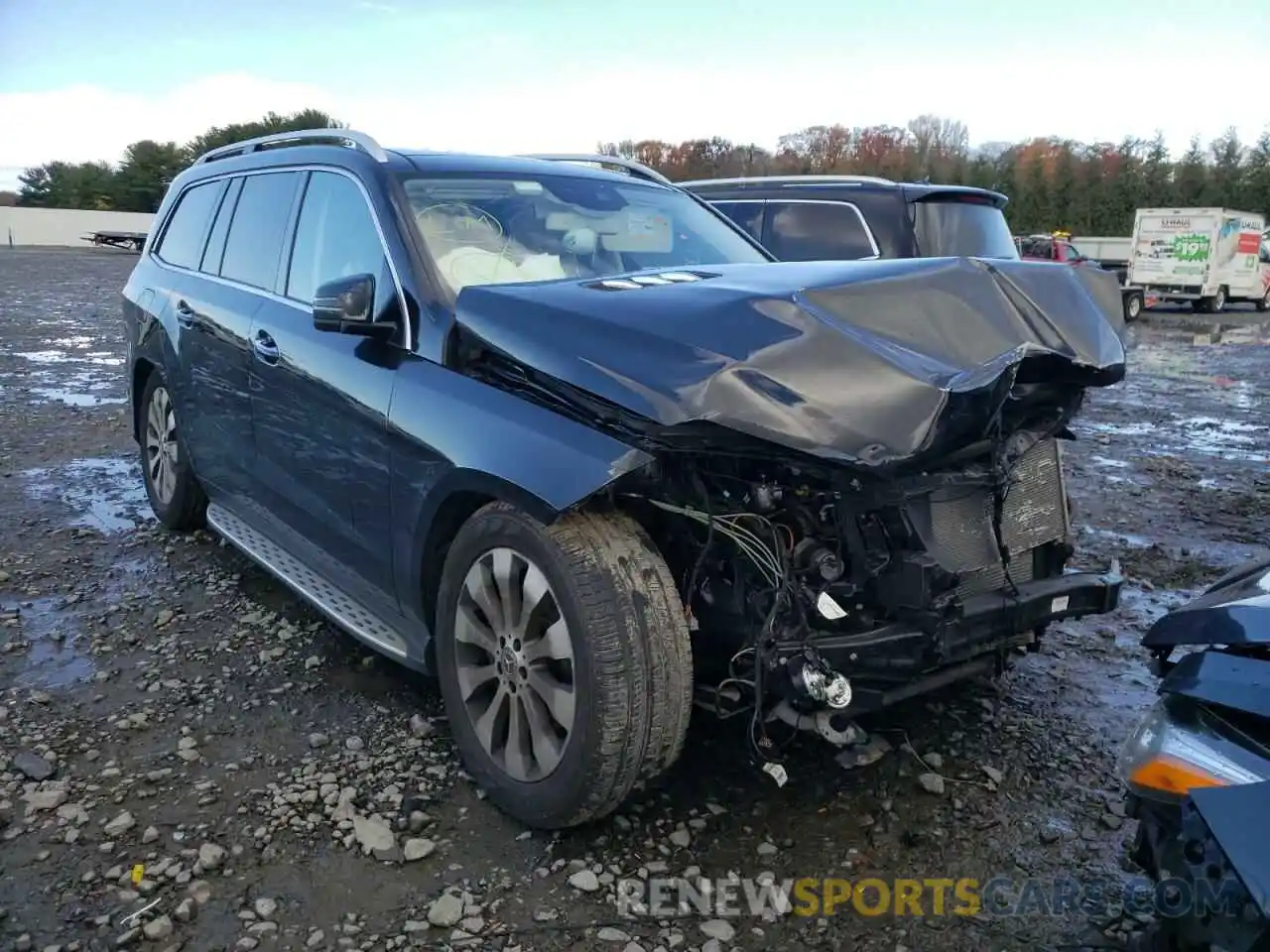 1 Photograph of a damaged car 4JGDF6EE0KB226579 MERCEDES-BENZ GLS-CLASS 2019