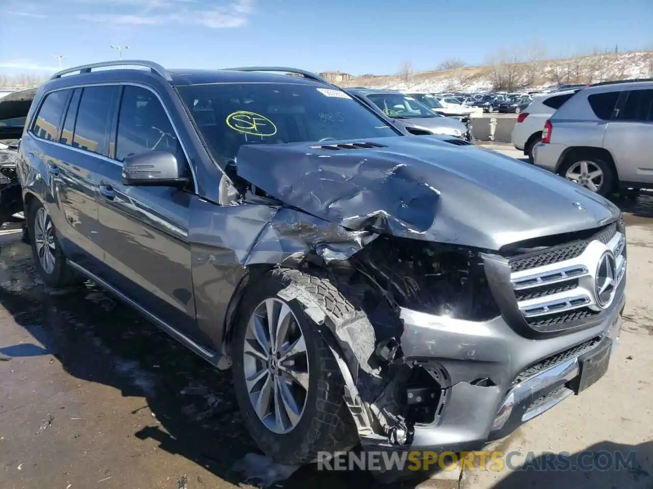 1 Photograph of a damaged car 4JGDF6EE0KB226856 MERCEDES-BENZ GLS-CLASS 2019