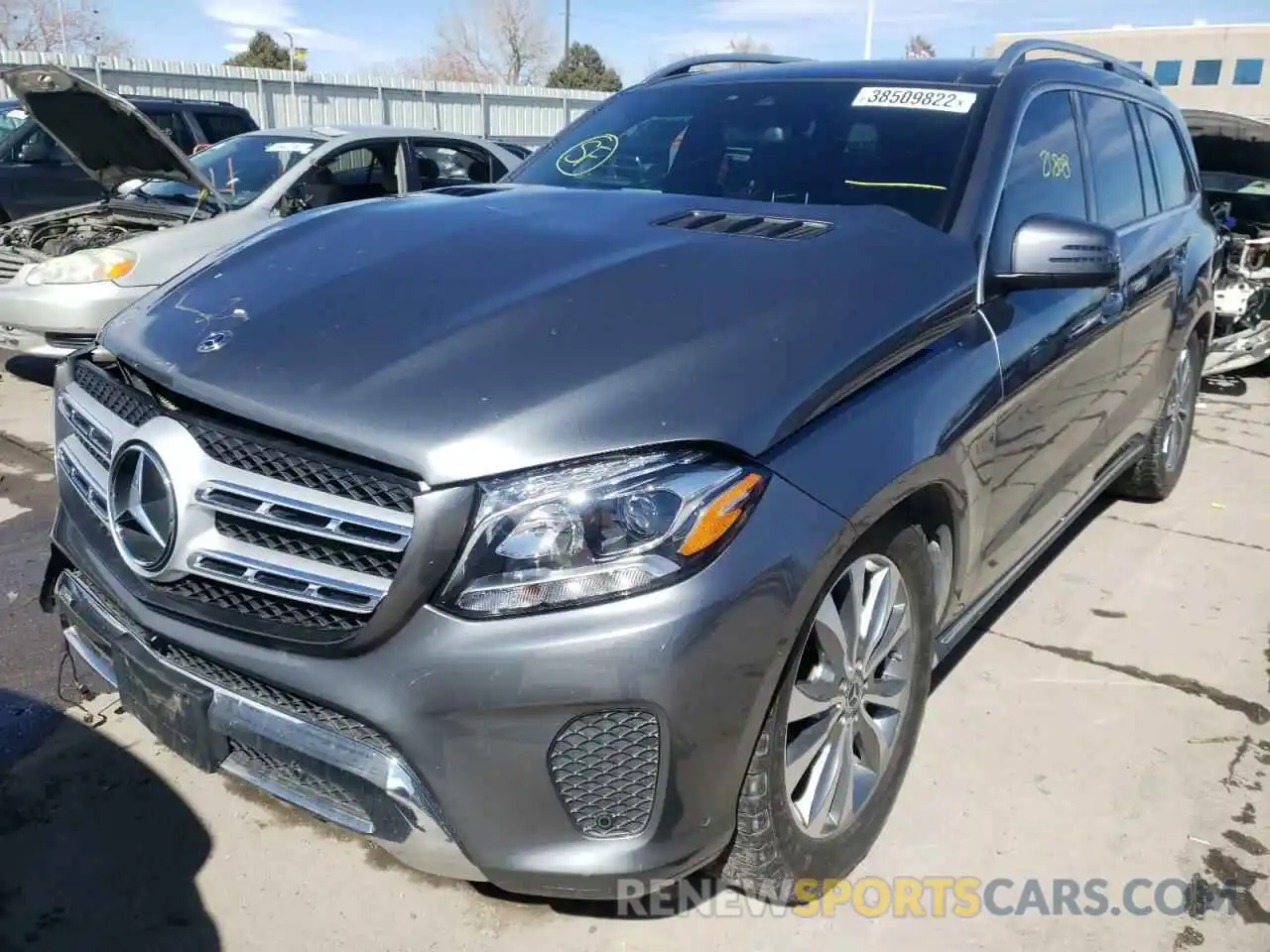 2 Photograph of a damaged car 4JGDF6EE0KB226856 MERCEDES-BENZ GLS-CLASS 2019