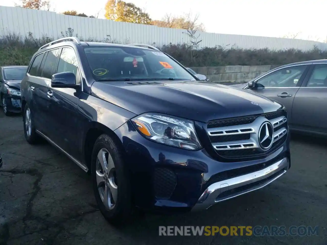 1 Photograph of a damaged car 4JGDF6EE0KB230311 MERCEDES-BENZ GLS-CLASS 2019