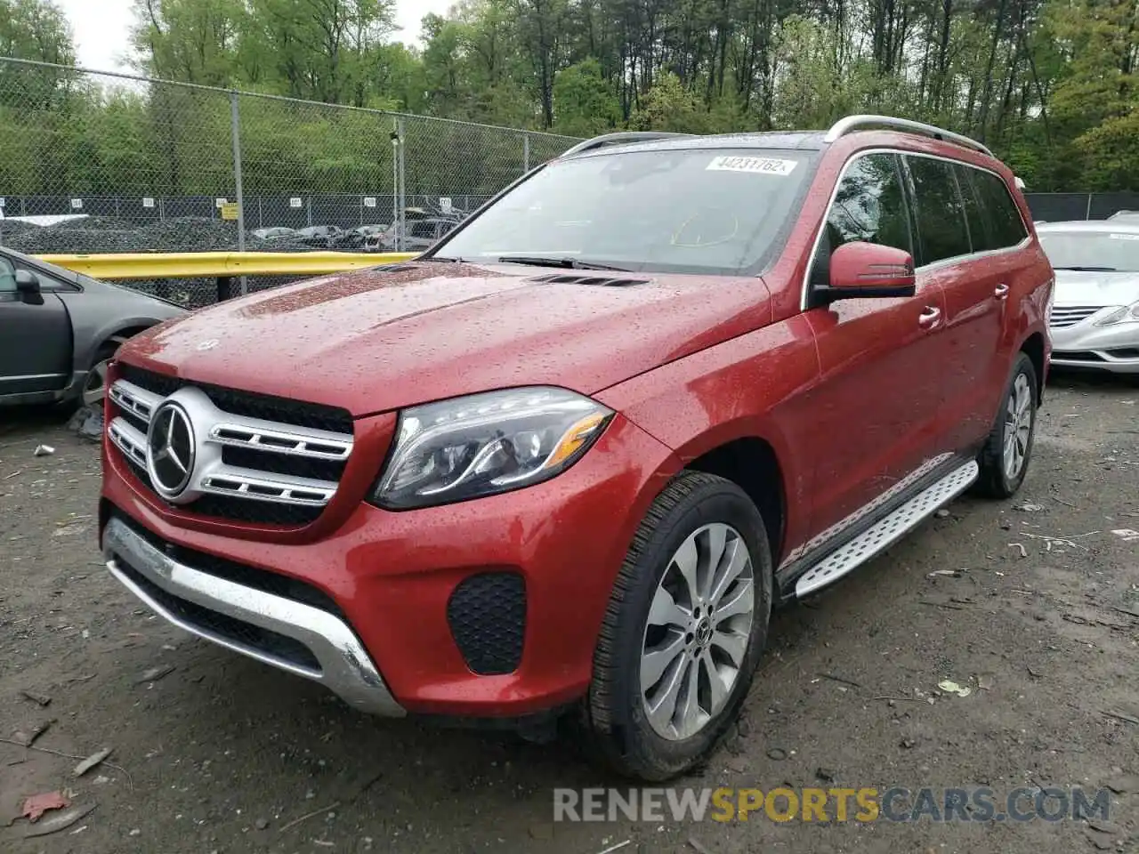 2 Photograph of a damaged car 4JGDF6EE0KB235380 MERCEDES-BENZ GLS-CLASS 2019