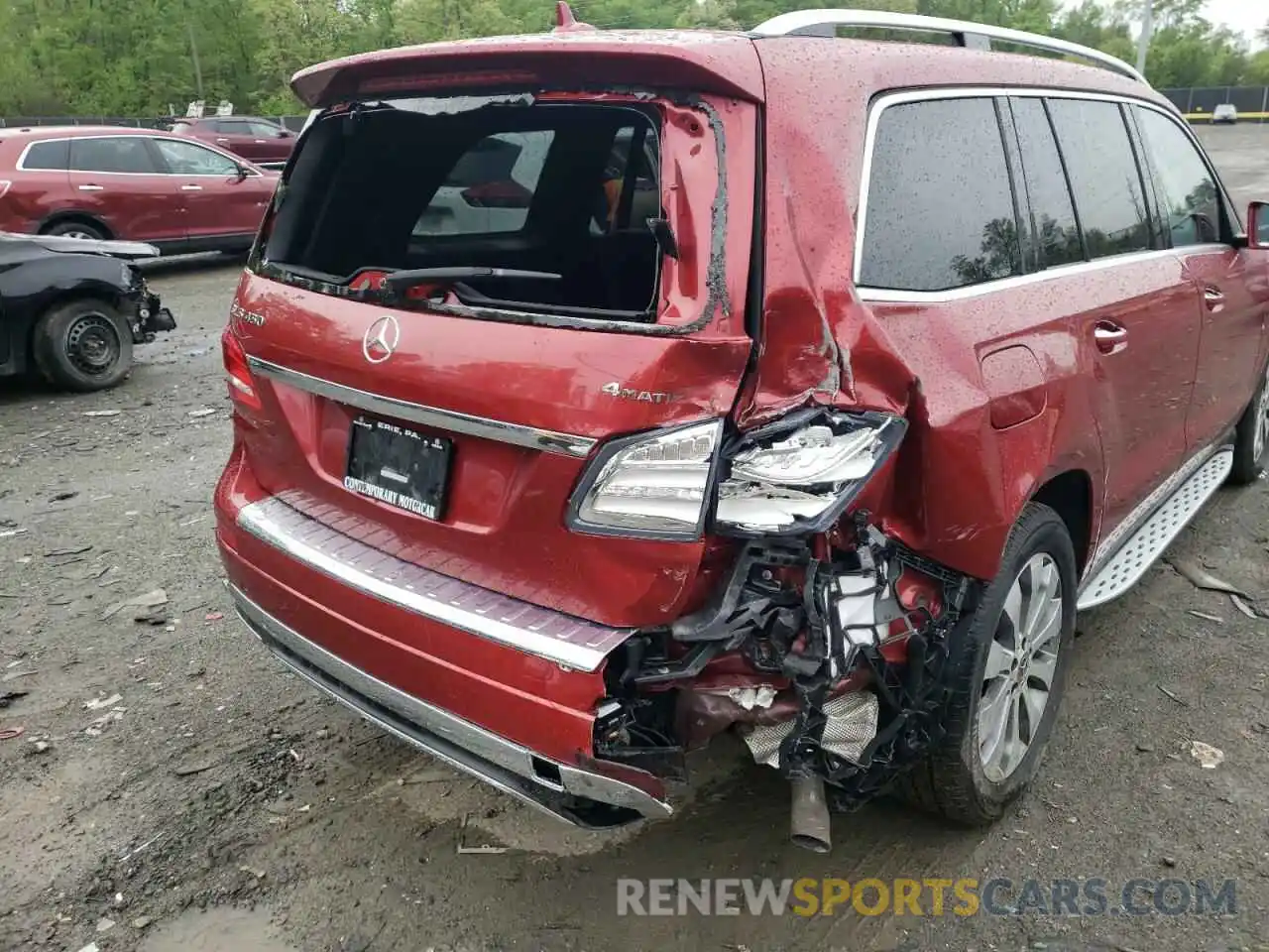 9 Photograph of a damaged car 4JGDF6EE0KB235380 MERCEDES-BENZ GLS-CLASS 2019