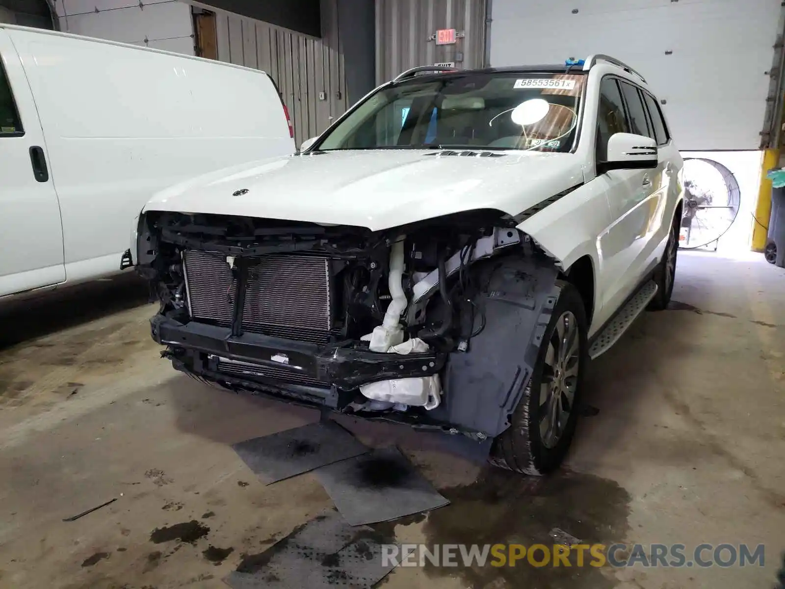 2 Photograph of a damaged car 4JGDF6EE0KB241101 MERCEDES-BENZ GLS-CLASS 2019