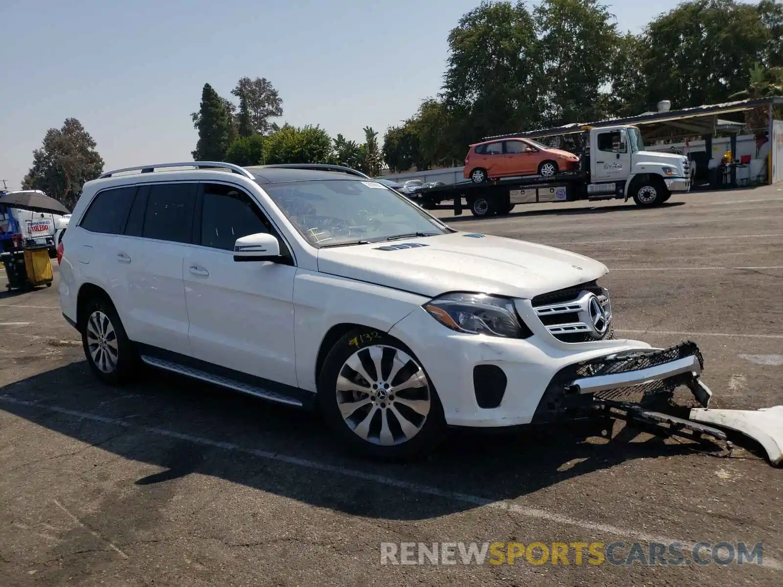 1 Photograph of a damaged car 4JGDF6EE1KB205420 MERCEDES-BENZ GLS-CLASS 2019