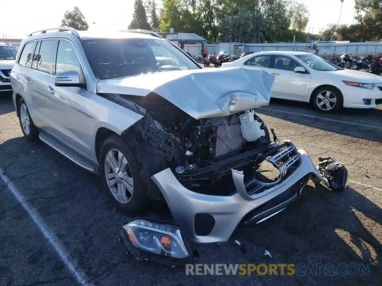 1 Photograph of a damaged car 4JGDF6EE1KB221634 MERCEDES-BENZ GLS-CLASS 2019