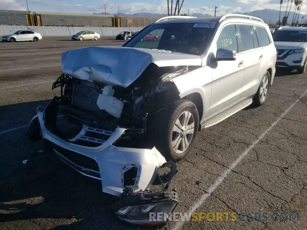 2 Photograph of a damaged car 4JGDF6EE1KB221634 MERCEDES-BENZ GLS-CLASS 2019