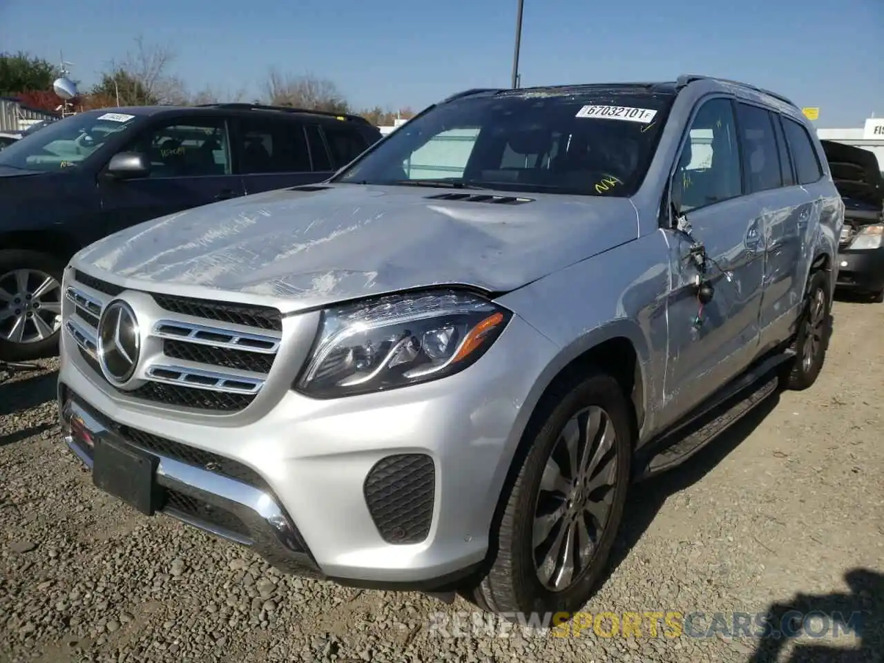 2 Photograph of a damaged car 4JGDF6EE1KB231287 MERCEDES-BENZ GLS-CLASS 2019