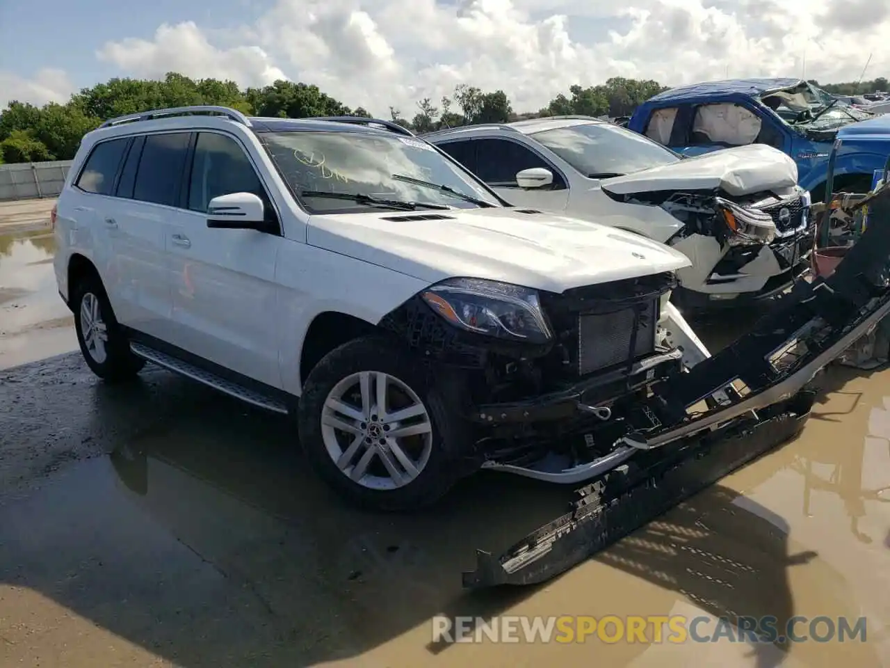 1 Photograph of a damaged car 4JGDF6EE1KB232195 MERCEDES-BENZ GLS-CLASS 2019