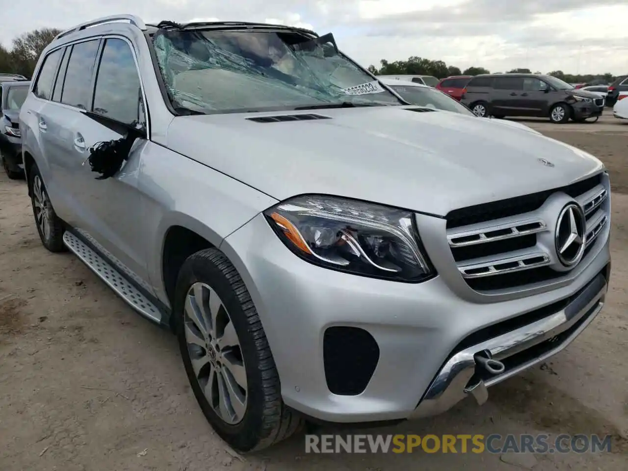 1 Photograph of a damaged car 4JGDF6EE1KB238904 MERCEDES-BENZ GLS-CLASS 2019