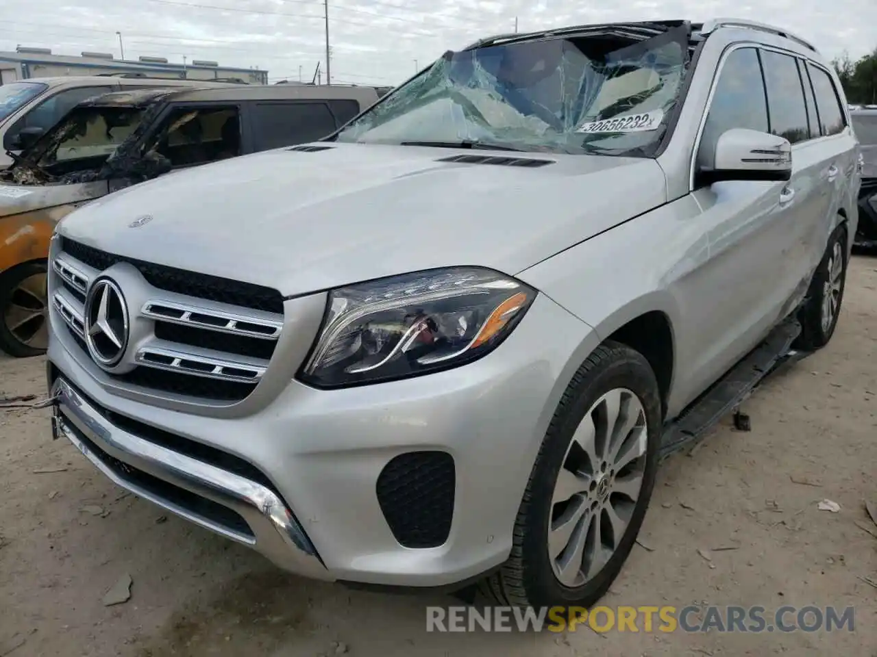 2 Photograph of a damaged car 4JGDF6EE1KB238904 MERCEDES-BENZ GLS-CLASS 2019