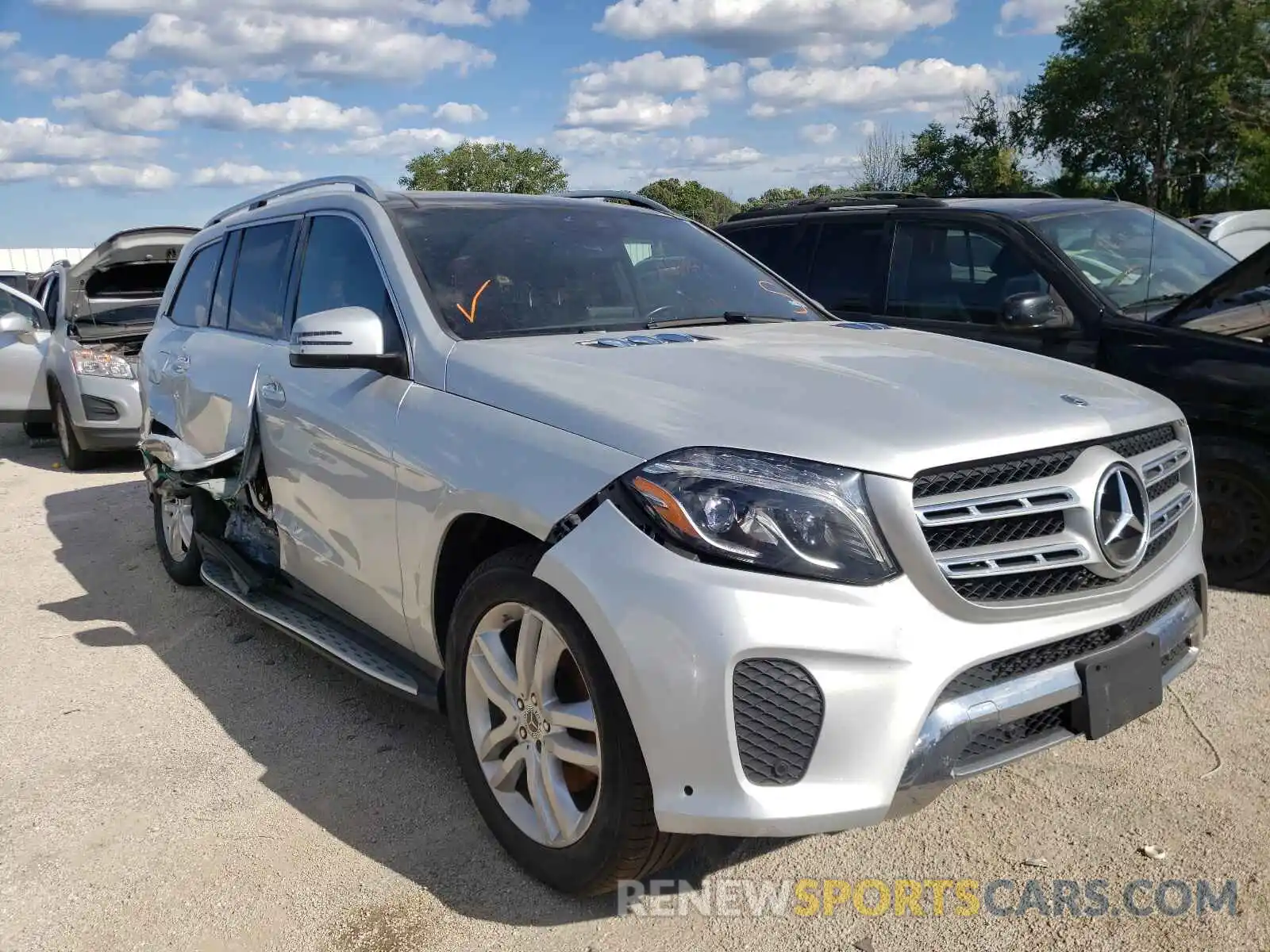 1 Photograph of a damaged car 4JGDF6EE2KB194363 MERCEDES-BENZ GLS-CLASS 2019