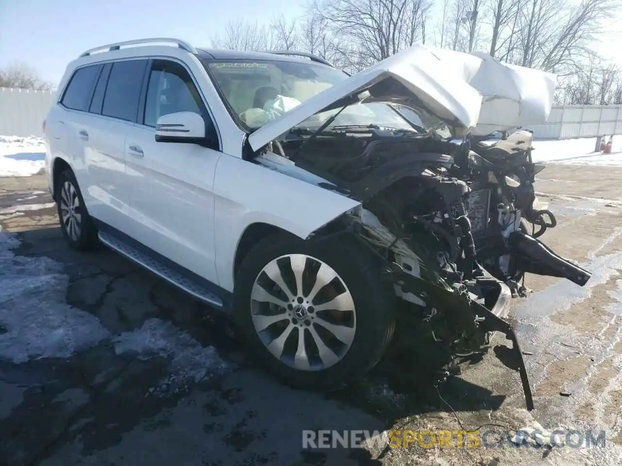 1 Photograph of a damaged car 4JGDF6EE2KB230150 MERCEDES-BENZ GLS-CLASS 2019