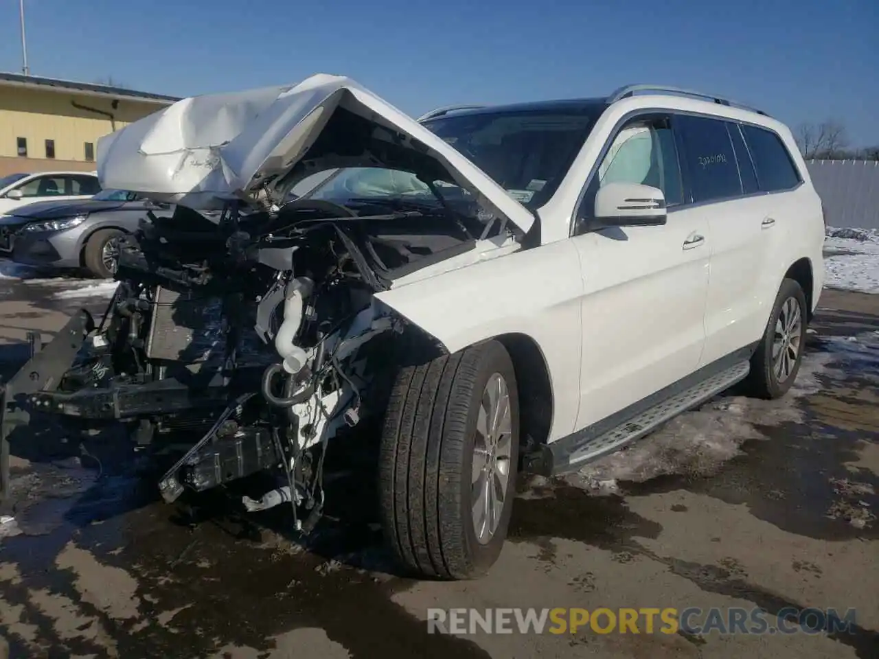 2 Photograph of a damaged car 4JGDF6EE2KB230150 MERCEDES-BENZ GLS-CLASS 2019