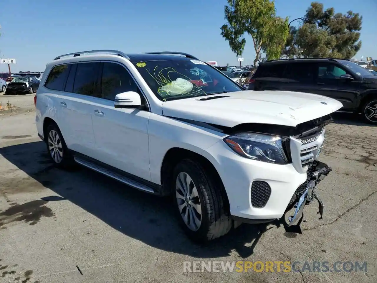 1 Photograph of a damaged car 4JGDF6EE2KB240841 MERCEDES-BENZ GLS-CLASS 2019