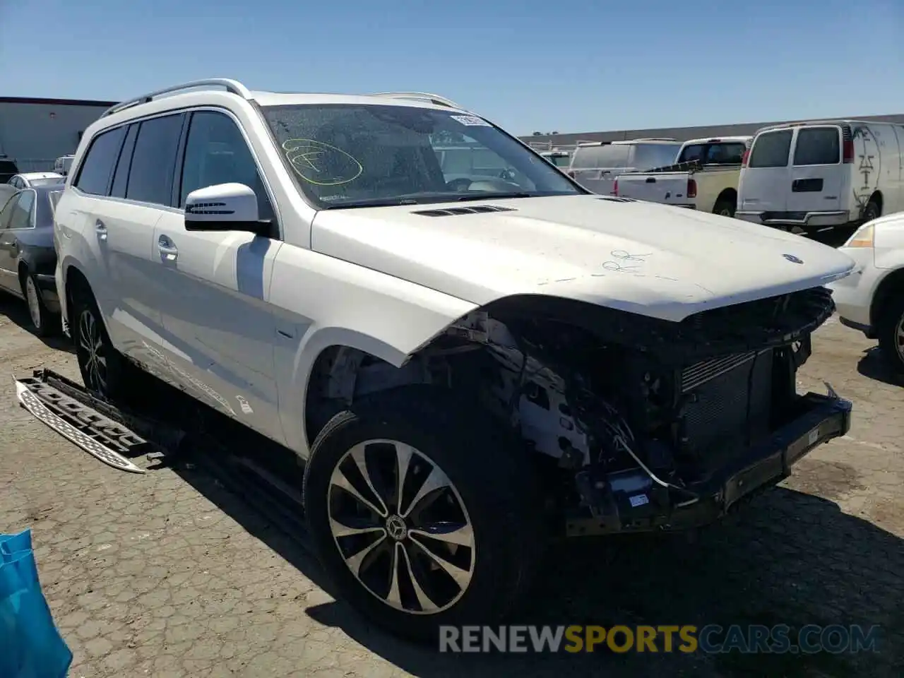 1 Photograph of a damaged car 4JGDF6EE3KB224938 MERCEDES-BENZ GLS-CLASS 2019