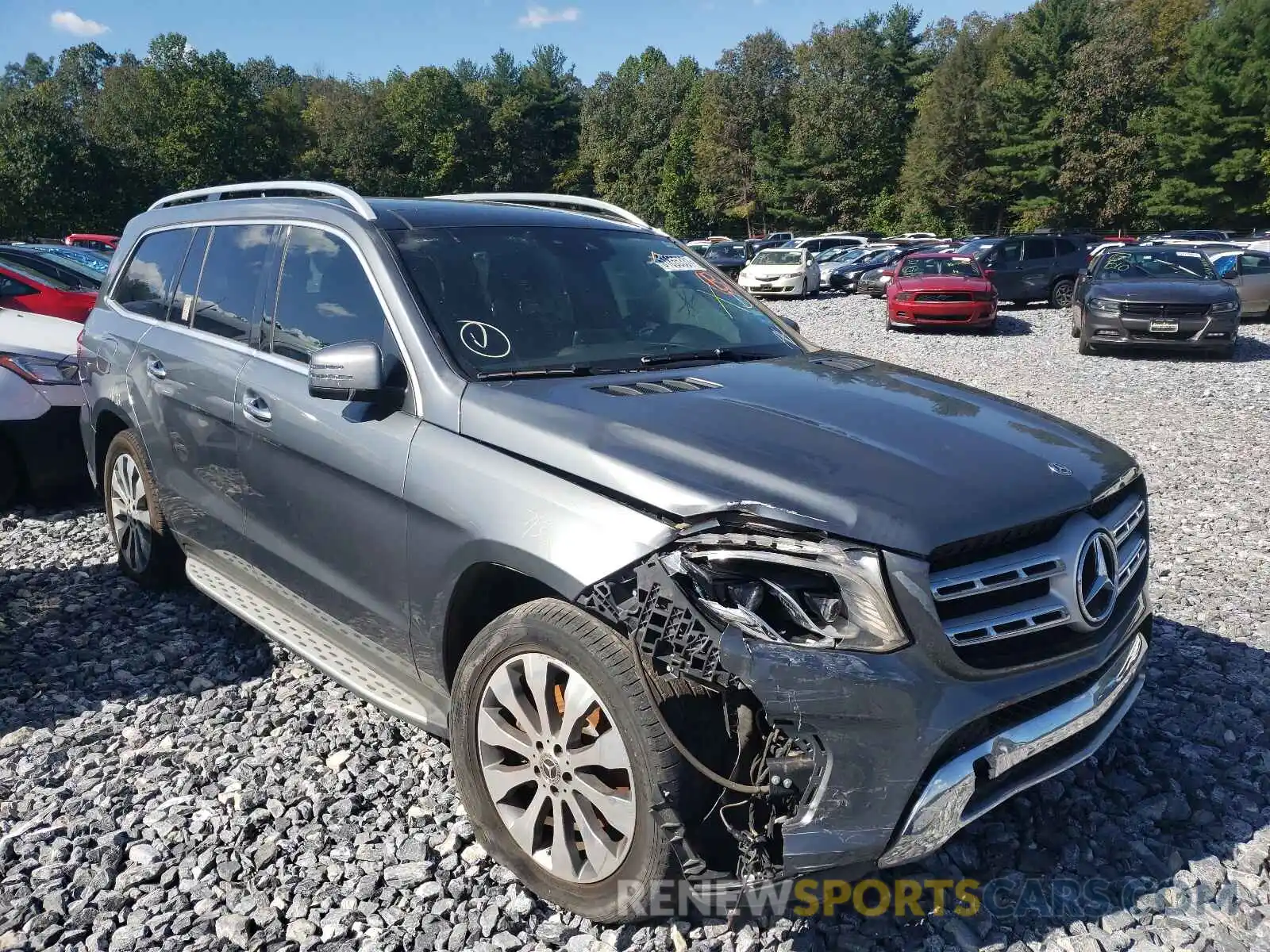 1 Photograph of a damaged car 4JGDF6EE3KB227905 MERCEDES-BENZ GLS-CLASS 2019