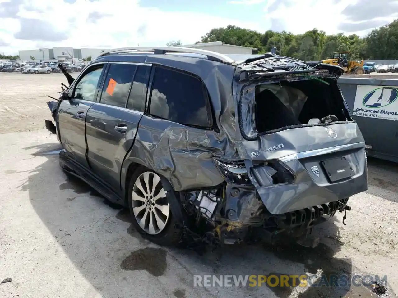 3 Photograph of a damaged car 4JGDF6EE3KB230030 MERCEDES-BENZ GLS-CLASS 2019