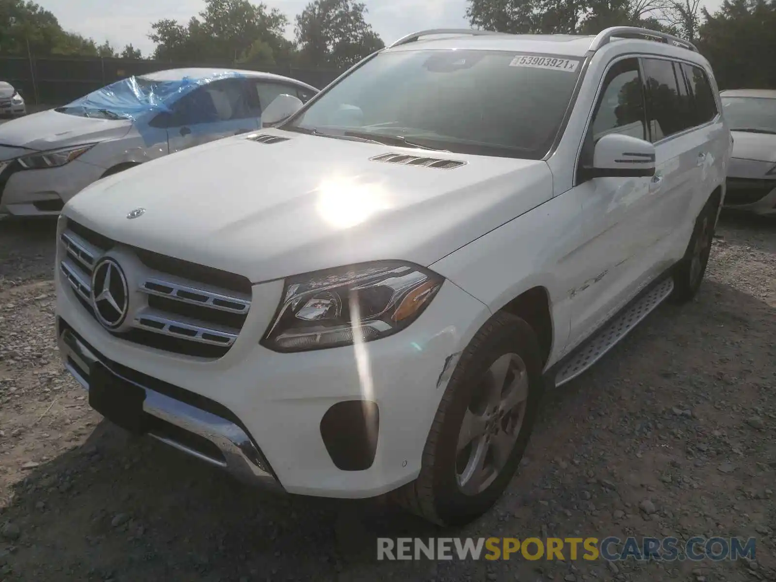 2 Photograph of a damaged car 4JGDF6EE3KB234305 MERCEDES-BENZ GLS-CLASS 2019