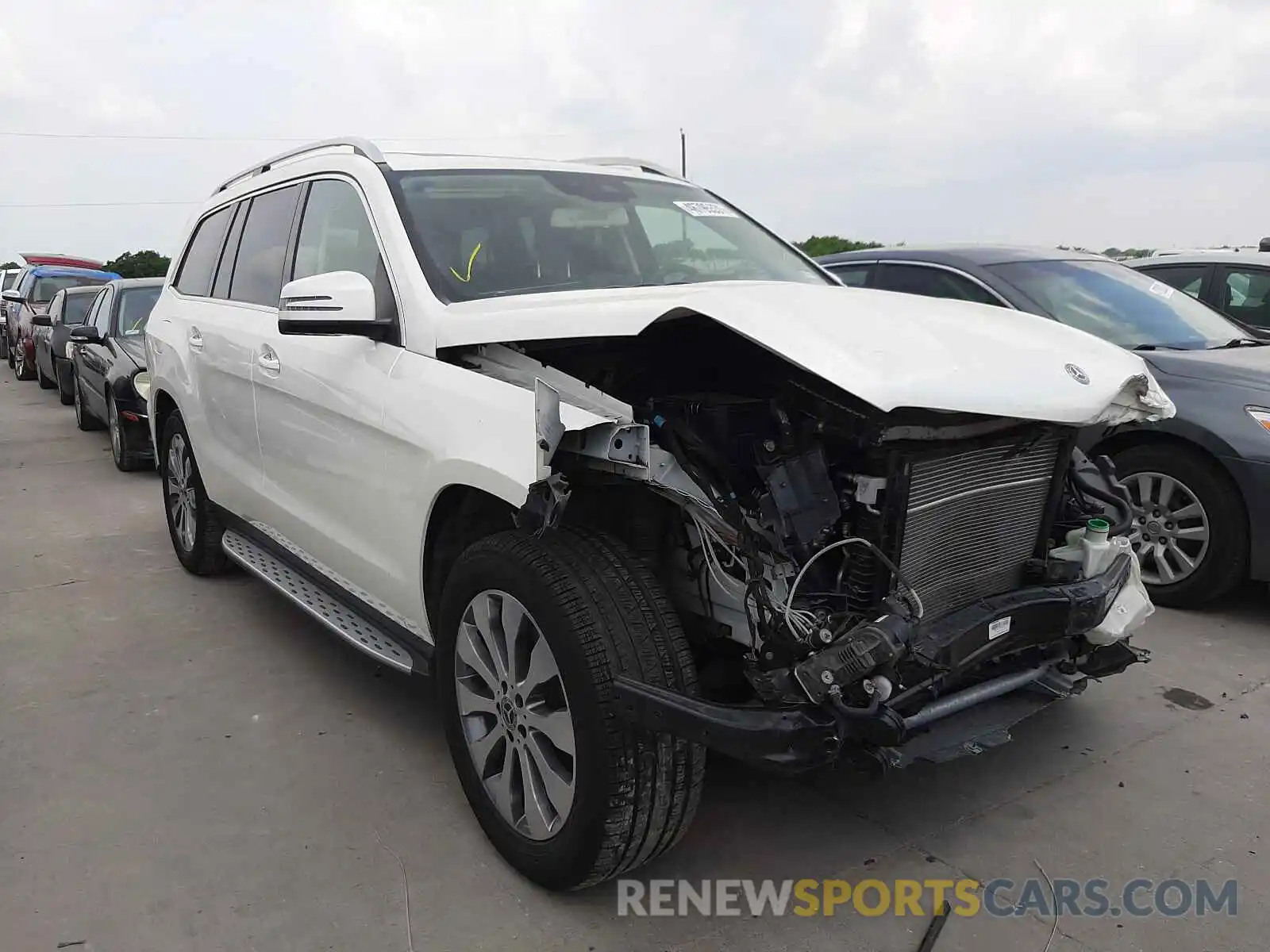 1 Photograph of a damaged car 4JGDF6EE4KB219957 MERCEDES-BENZ GLS-CLASS 2019