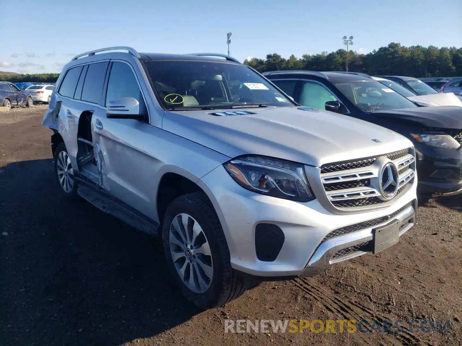 1 Photograph of a damaged car 4JGDF6EE4KB224012 MERCEDES-BENZ GLS-CLASS 2019